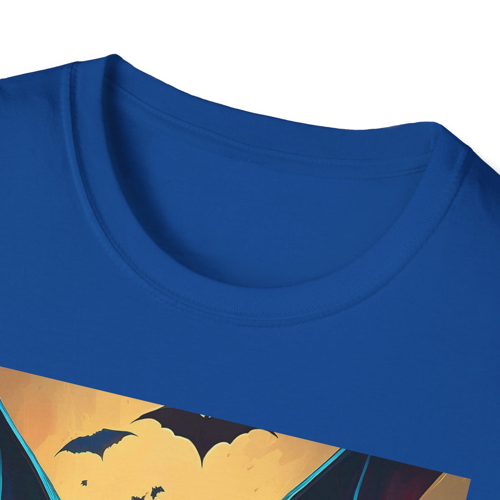 Halloween Bat Nightmare T-Shirt — Fiery Demon Bat Graphic Tee