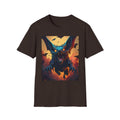 Halloween Bat Nightmare T-Shirt — Fiery Demon Bat Graphic Tee