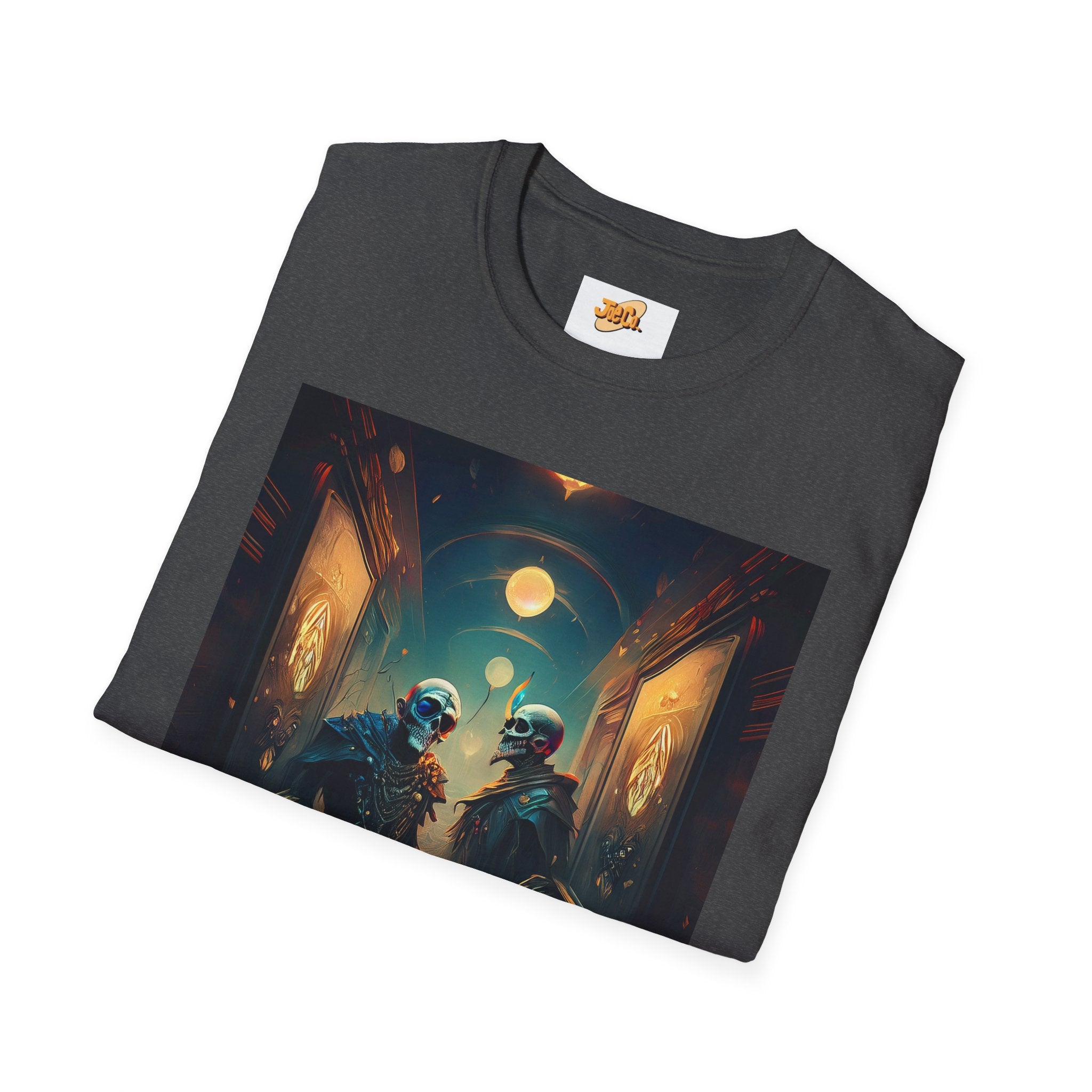 Cyberpunk Alley T-Shirt — Neon Futuristic Street Scene