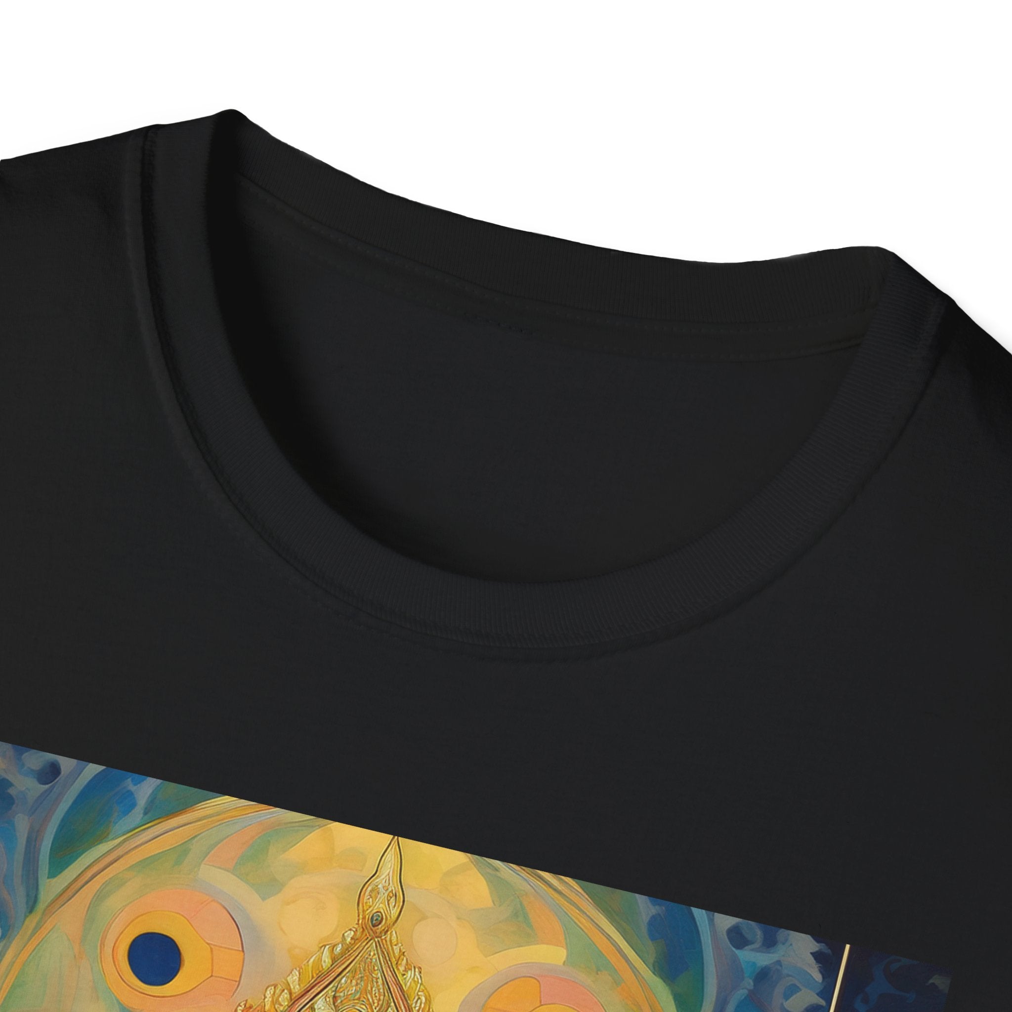 Buddha Sanctuary Art T-Shirt — Meditative Temple Graphic Tee