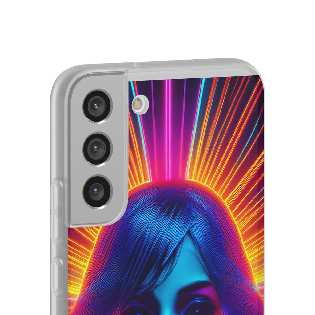 Phone Case — Neon Retro Portrait Mandala