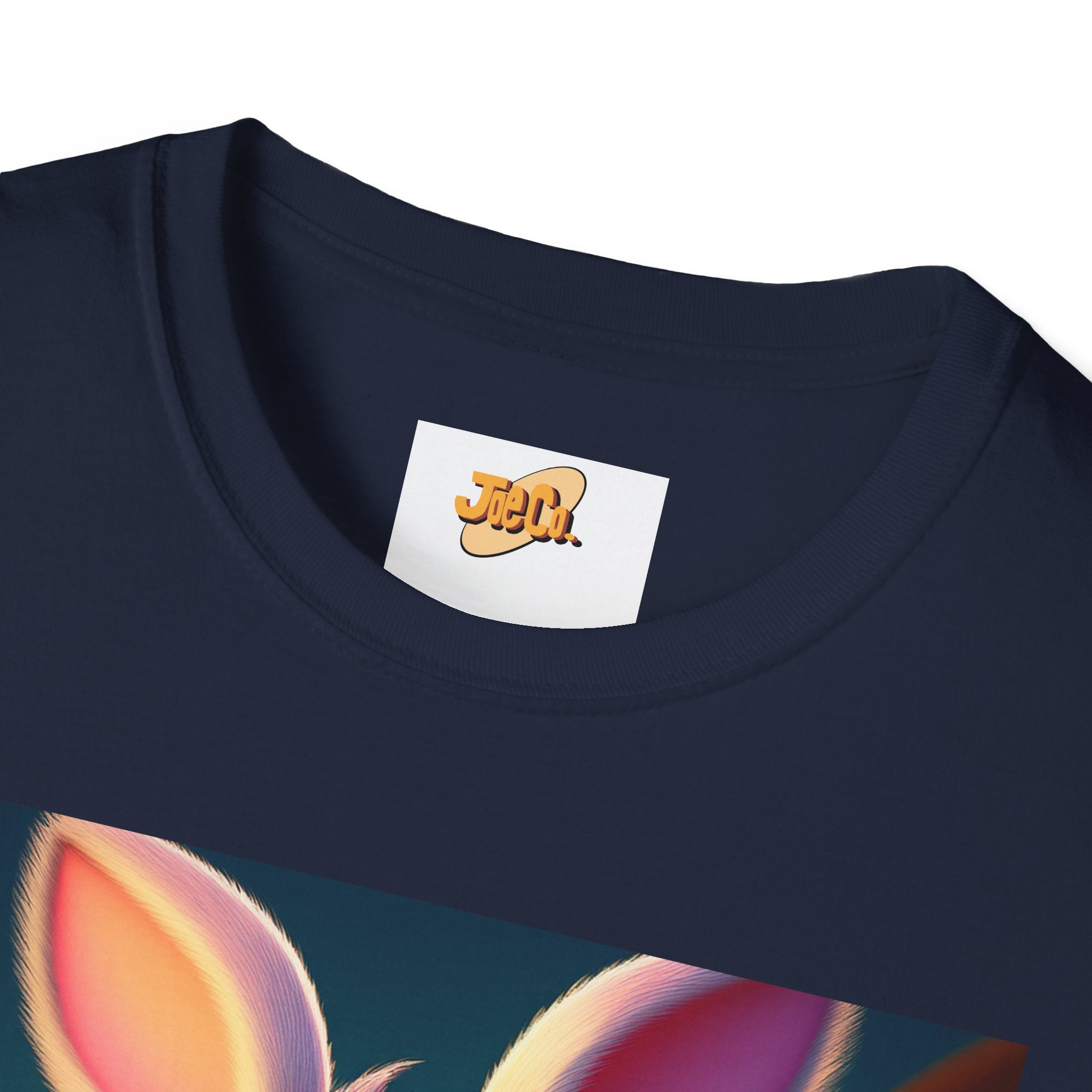Easter Bunny Kids T-Shirt — Cute Cartoon Rabbit with Colorful Eggs