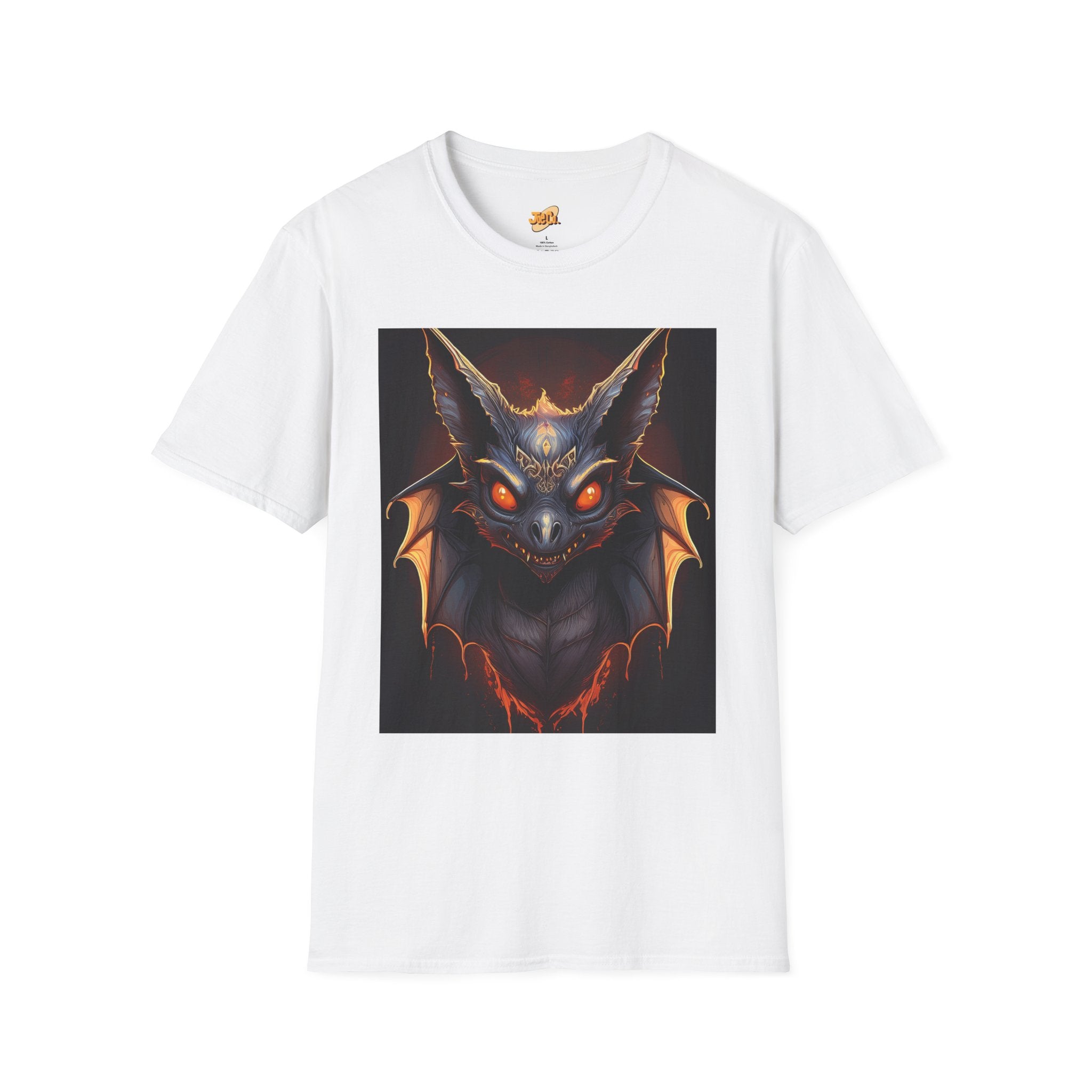 Demonic Bat Illustration T-Shirt