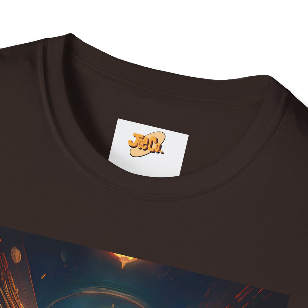 Cyberpunk Alley T-Shirt — Neon Futuristic Street Scene