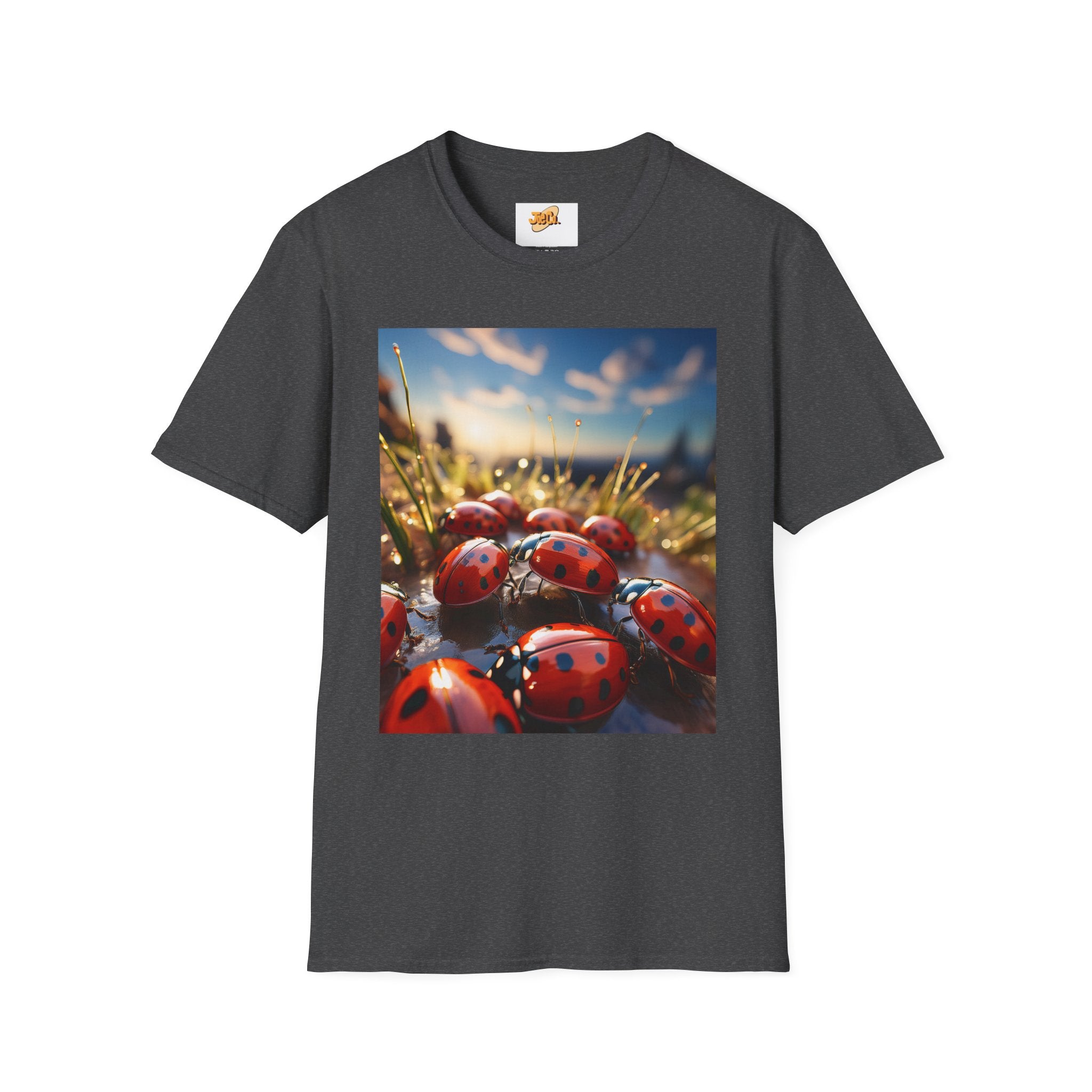 Ladybug Photo T-Shirt — Charming Nature Graphic Tee