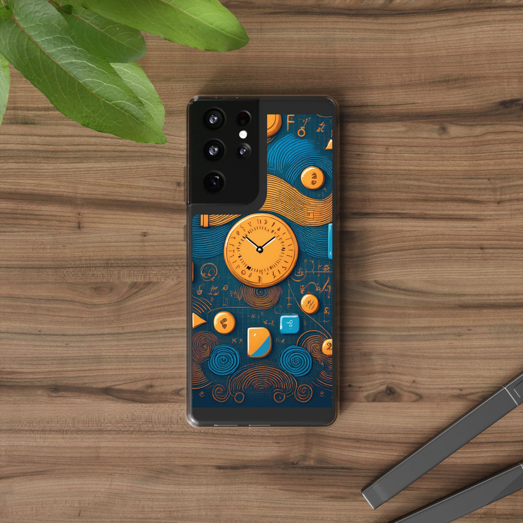 Clear Case — Abstract Clockwork Design Phone Case