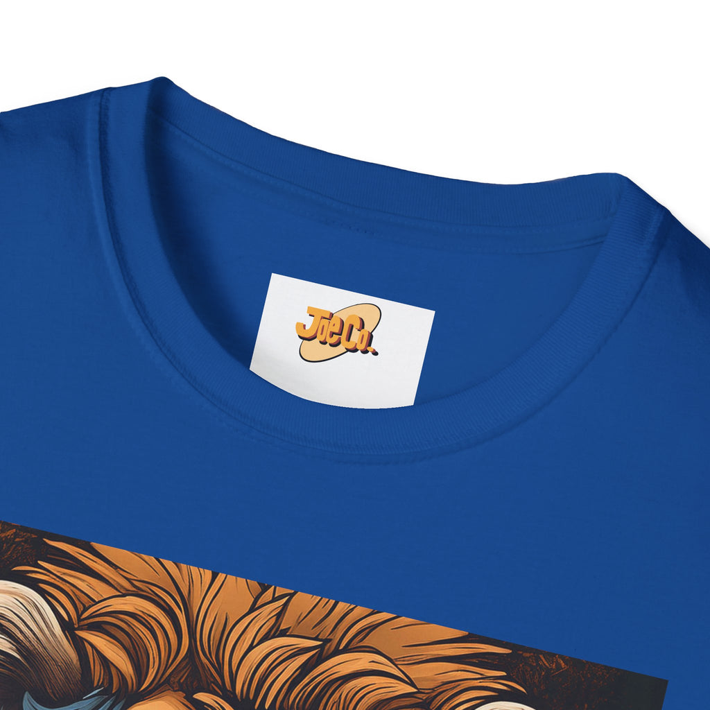 Majestic Lion Graphic T-Shirt — Bold Vintage Mane Artwork