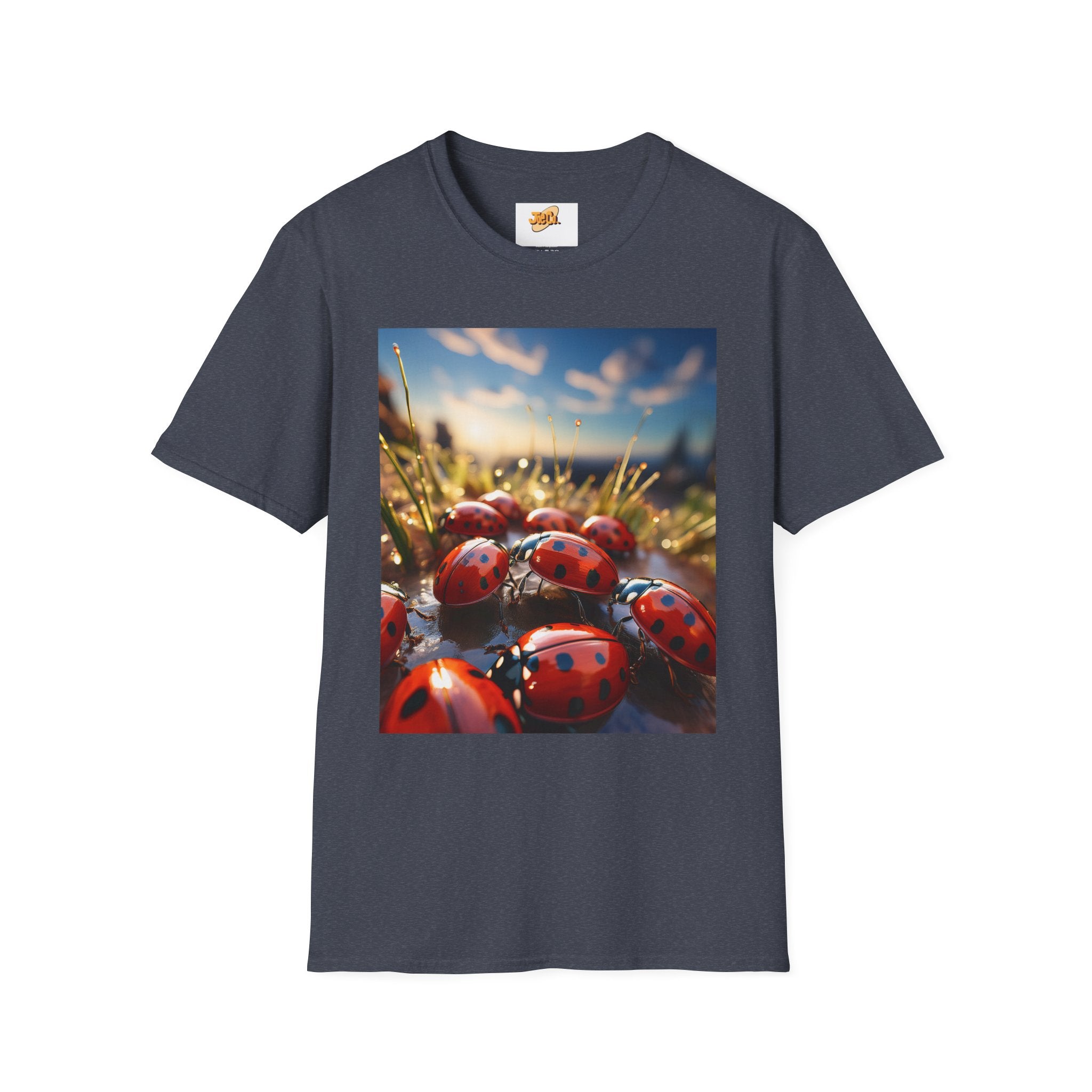 Ladybug Photo T-Shirt — Charming Nature Graphic Tee
