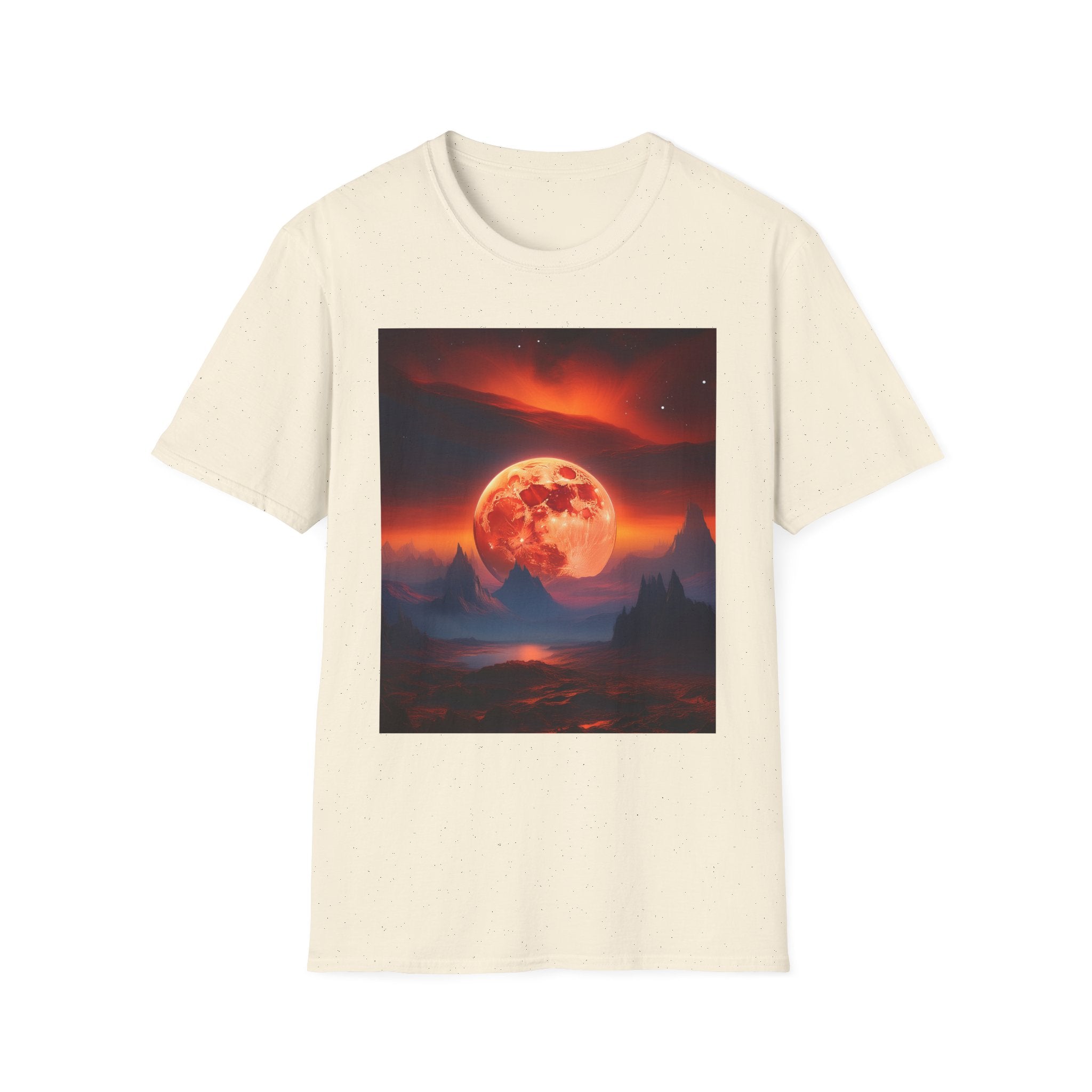 Red Moon Landscape T‑Shirt