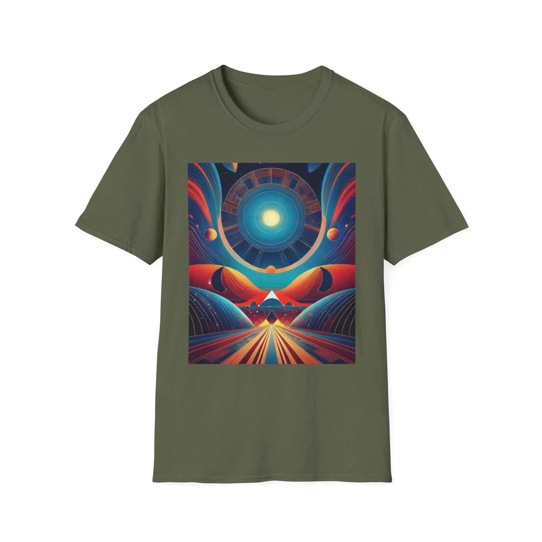 Psychedelic Cosmic Sunset T-Shirt