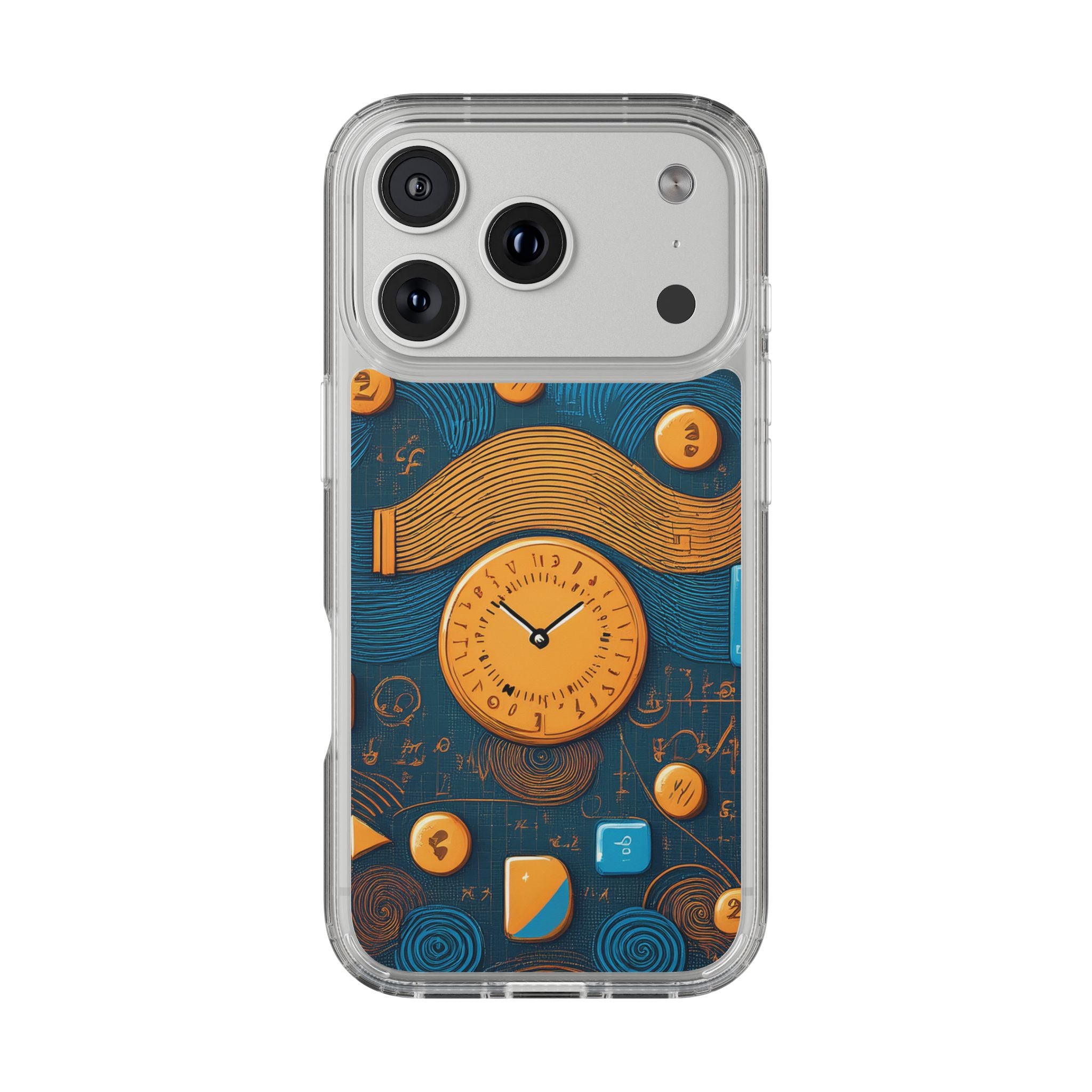 Clear Case — Abstract Clockwork Design Phone Case