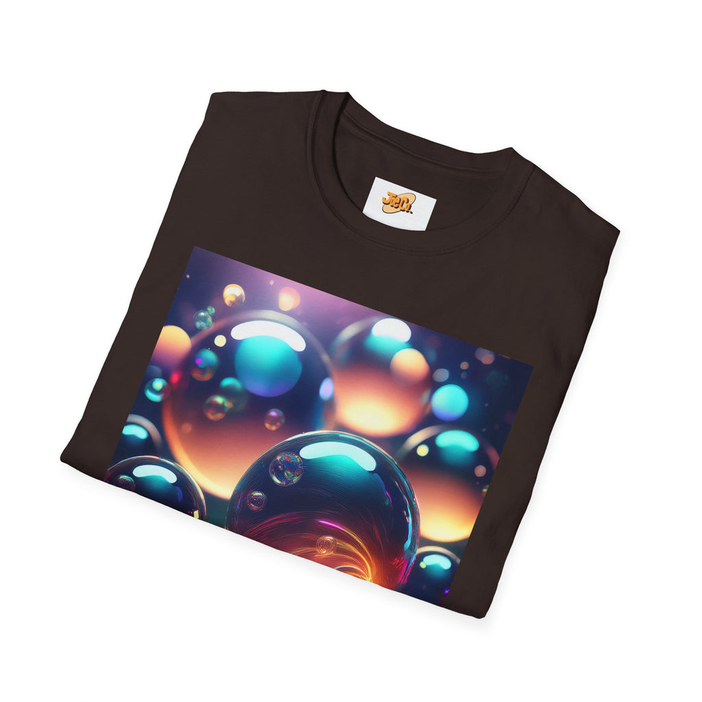 Bubble Galaxy T-Shirt — Colorful 3D Bubble Art Tee