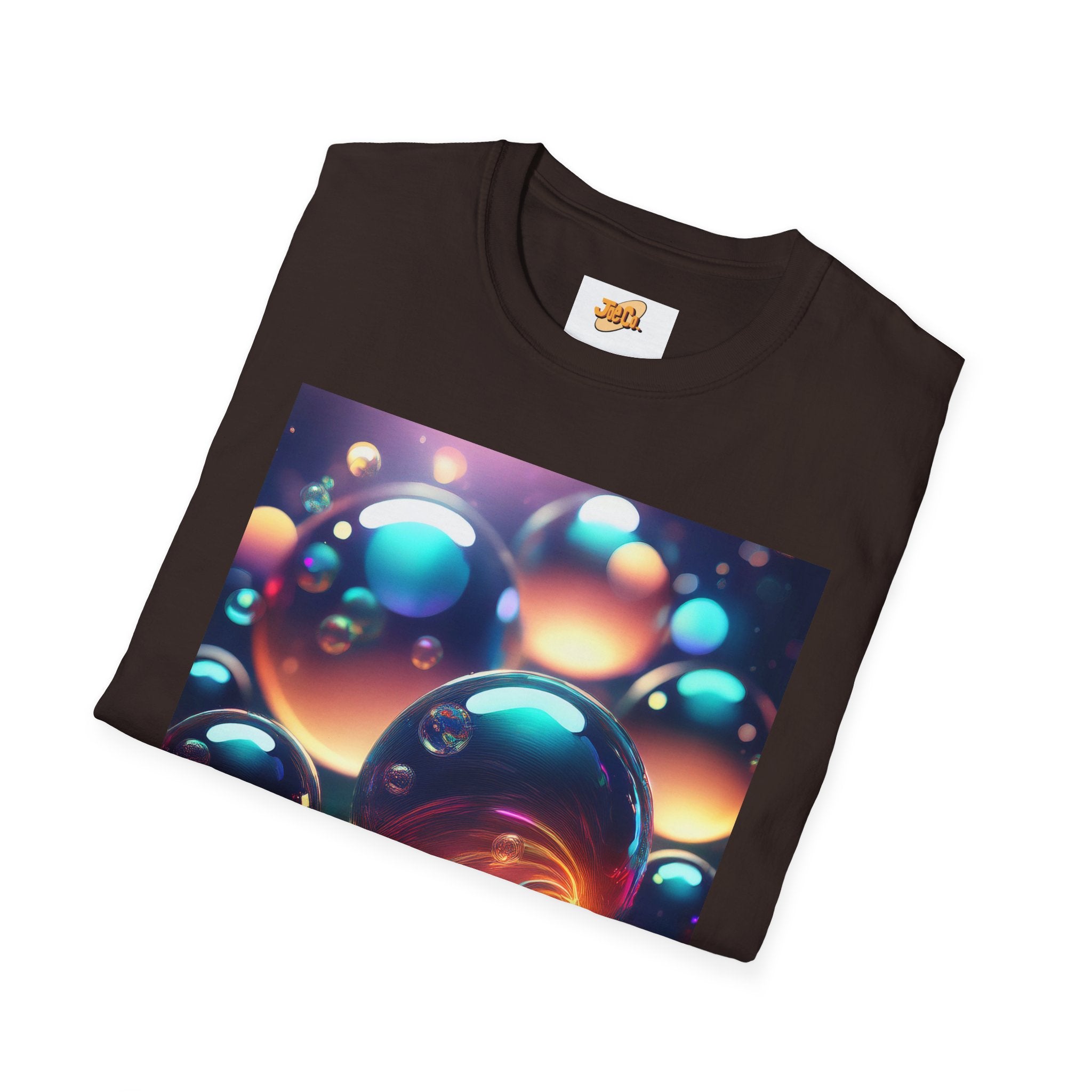 Bubble Galaxy T-Shirt — Colorful 3D Bubble Art Tee