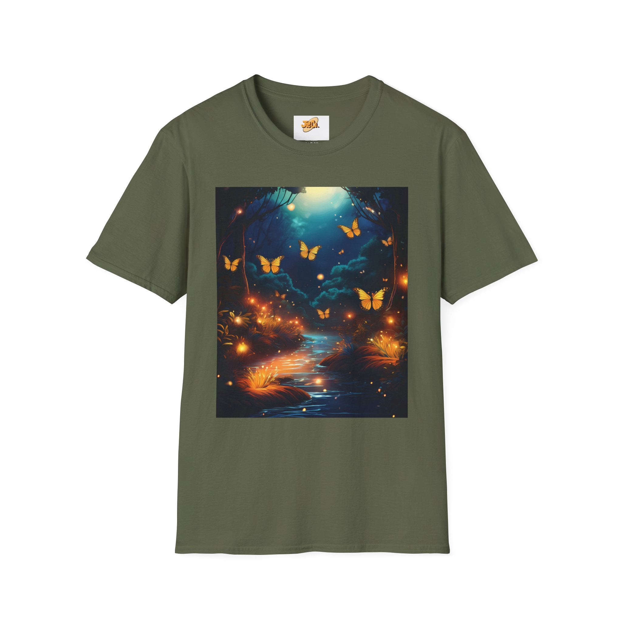 Butterfly Night T-Shirt — Enchanted Forest Glow Tee