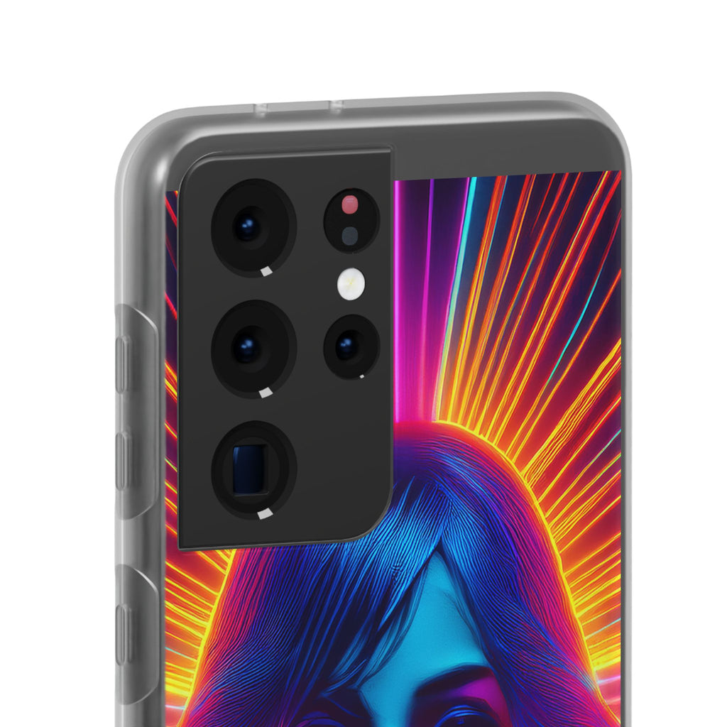 Phone Case — Neon Retro Portrait Mandala