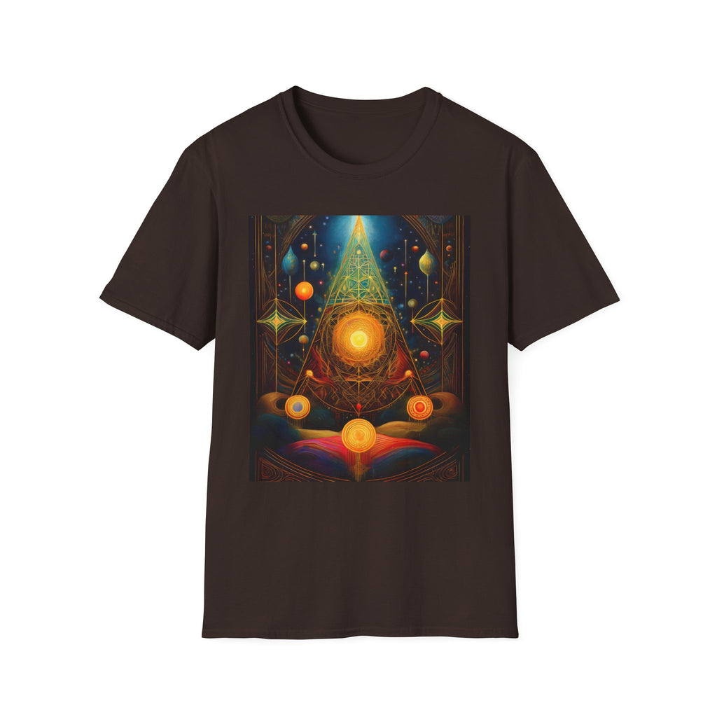 Mystic Sun Pyramid Graphic T-Shirt