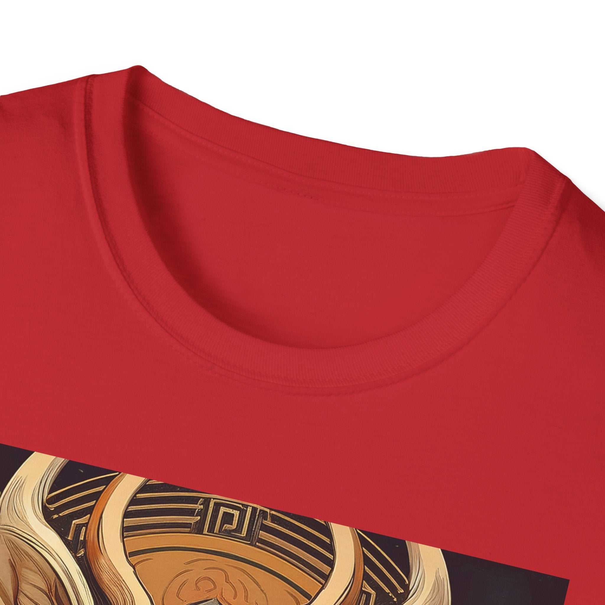 Mythic Ram Graphic T-Shirt — Ornate Zodiac/Leo-Inspired Art