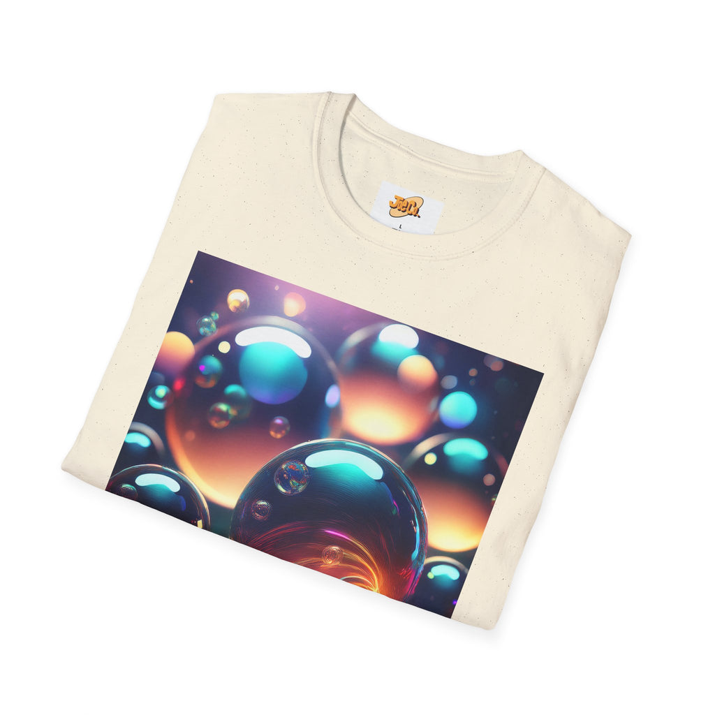 Bubble Galaxy T-Shirt — Colorful 3D Bubble Art Tee
