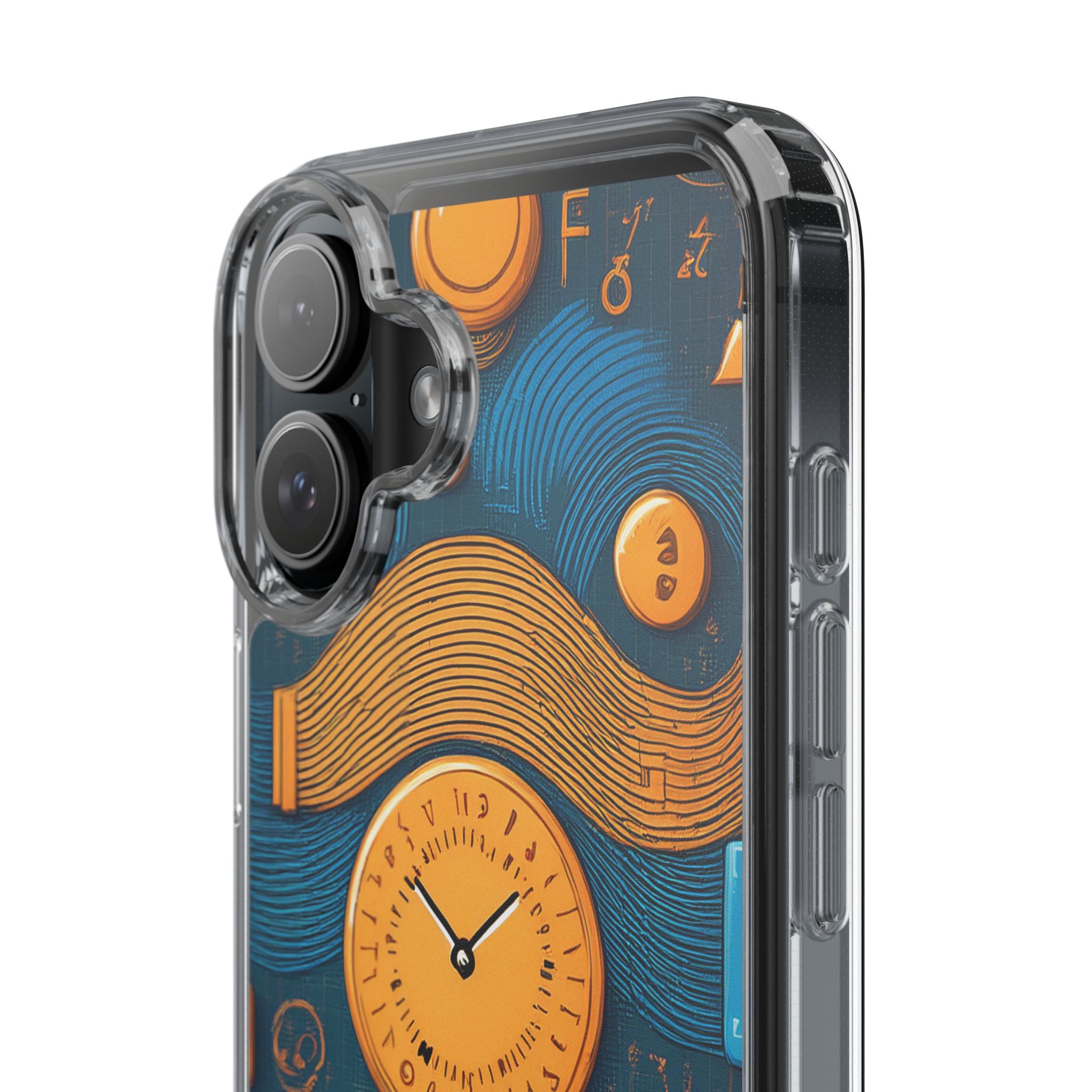 Clear Case — Abstract Clockwork Design Phone Case