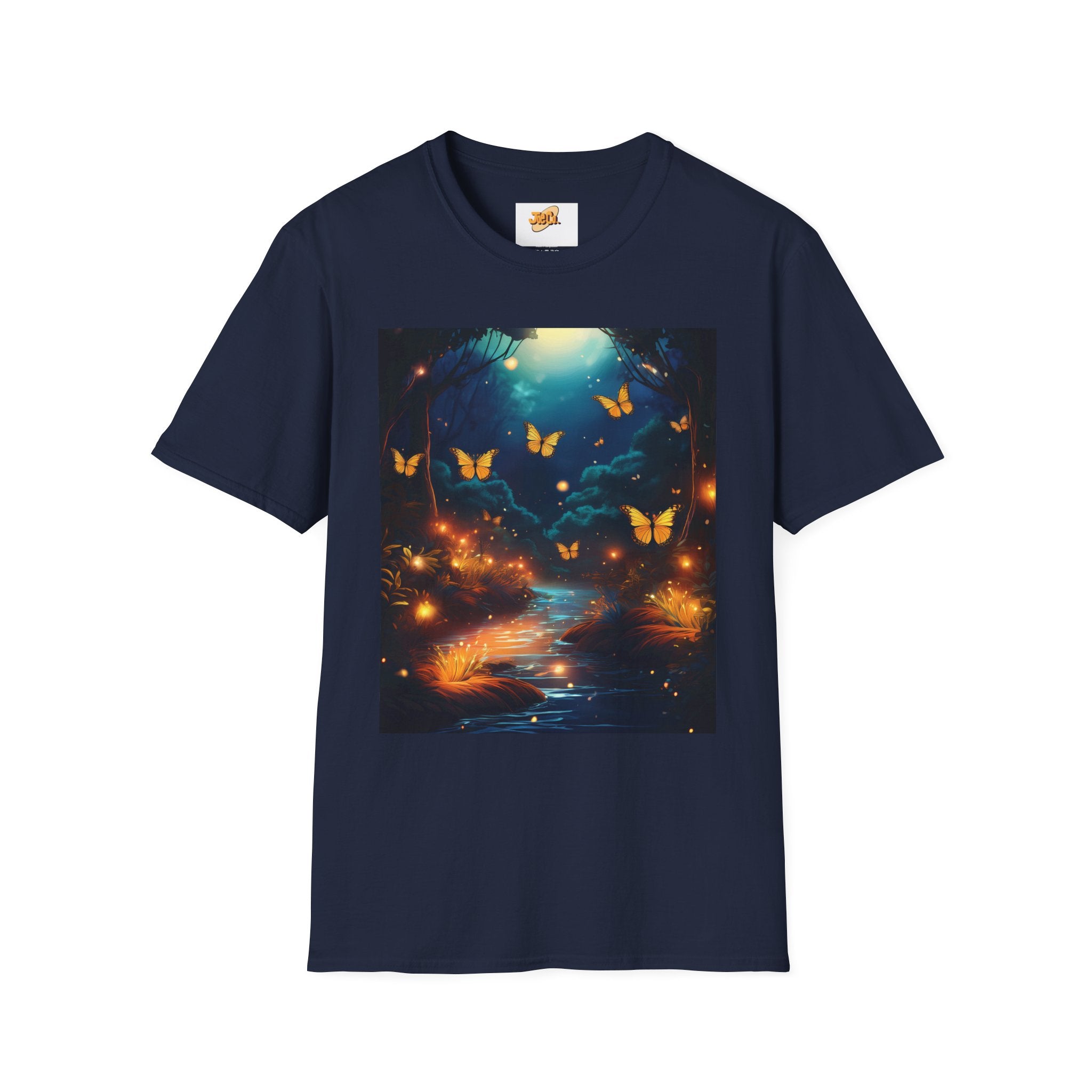 Butterfly Night T-Shirt — Enchanted Forest Glow Tee