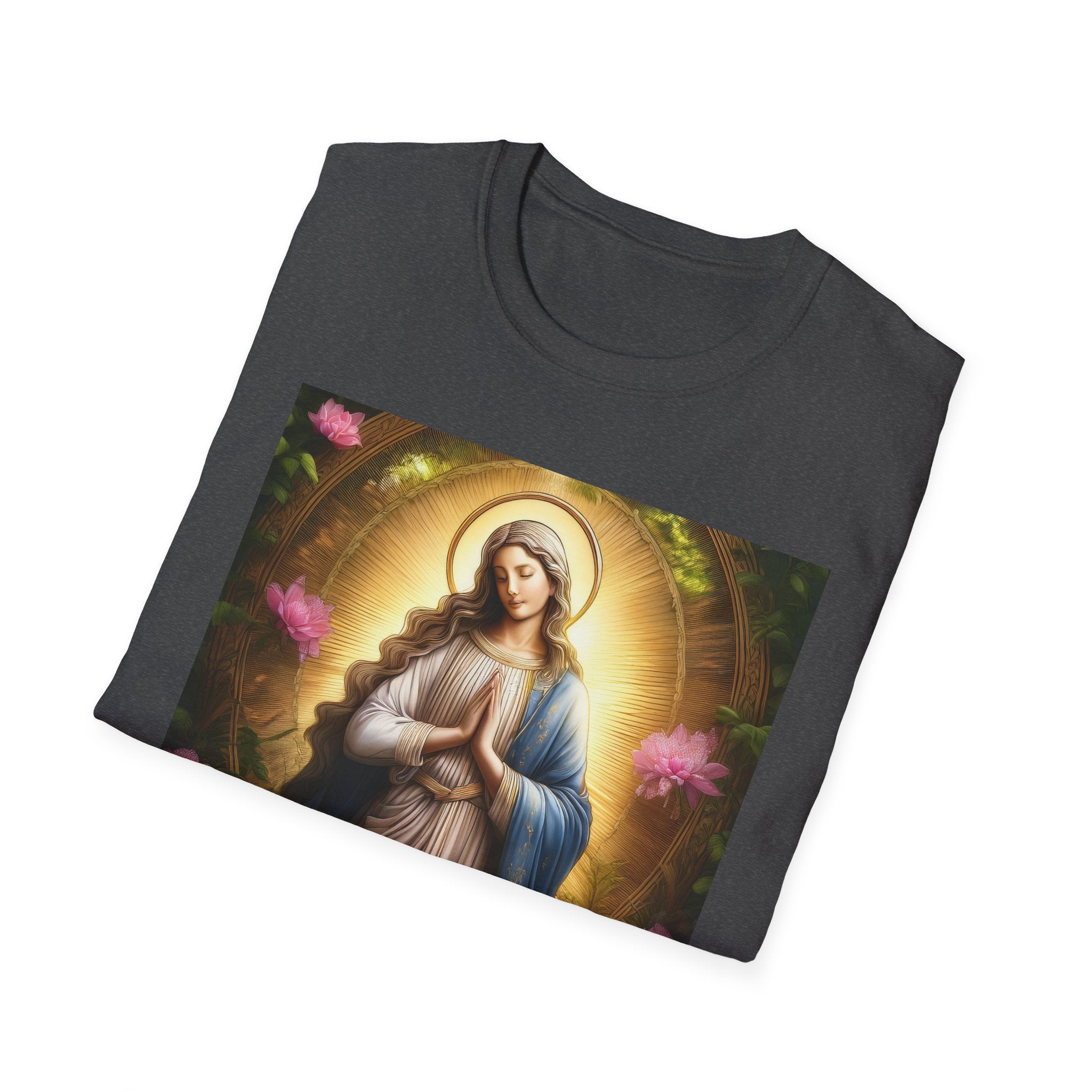 Our Lady of Guadalupe Graphic T-Shirt — Vintage Marian Religious Tee