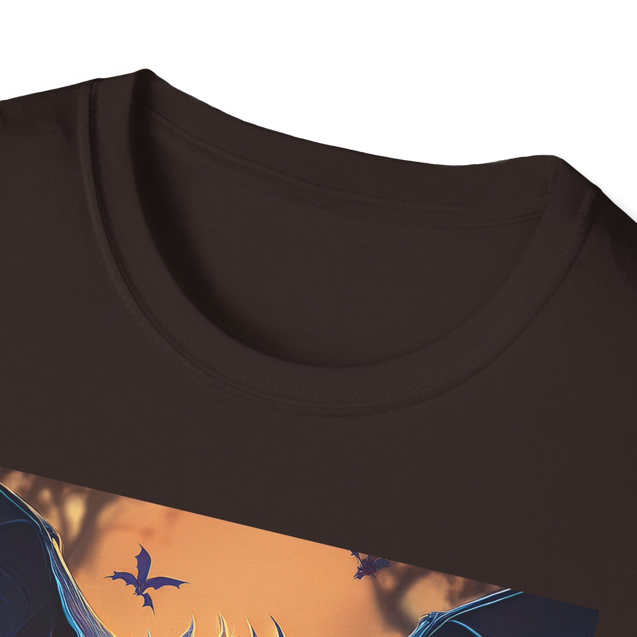 Halloween Demon Bat T-Shirt — Spooky Glowing Monster Tee