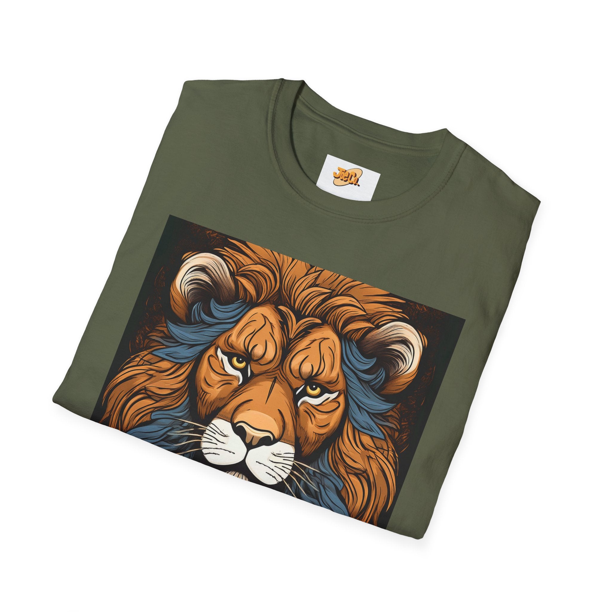 Majestic Lion Graphic T-Shirt — Bold Vintage Mane Artwork