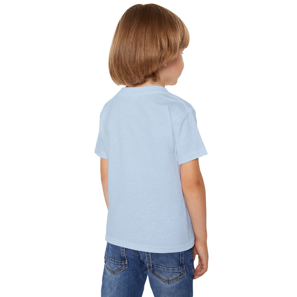 Toddler T-Shirt — Colorful Paw Prints at Sunset