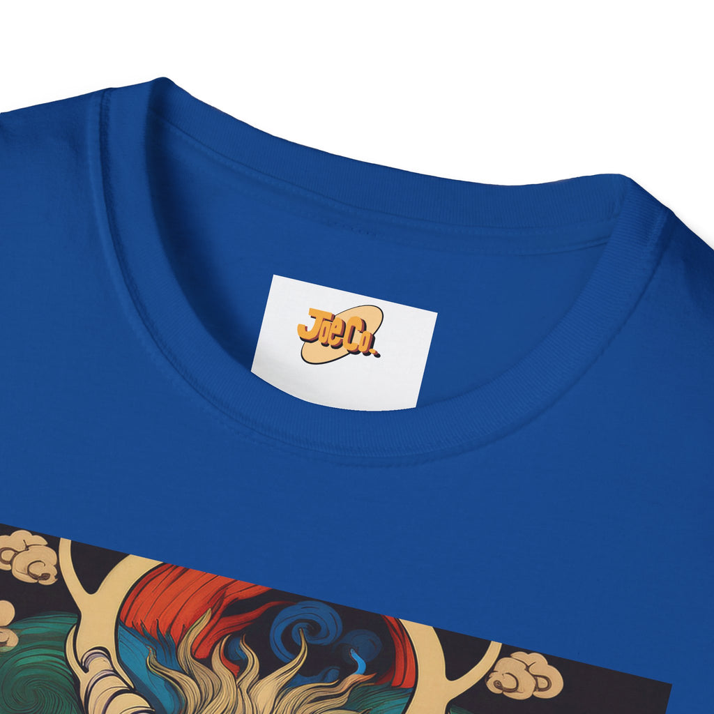 Dragon Koi Fusion T-Shirt — Vibrant Asian Mythical Dragon & Koi Art Tee