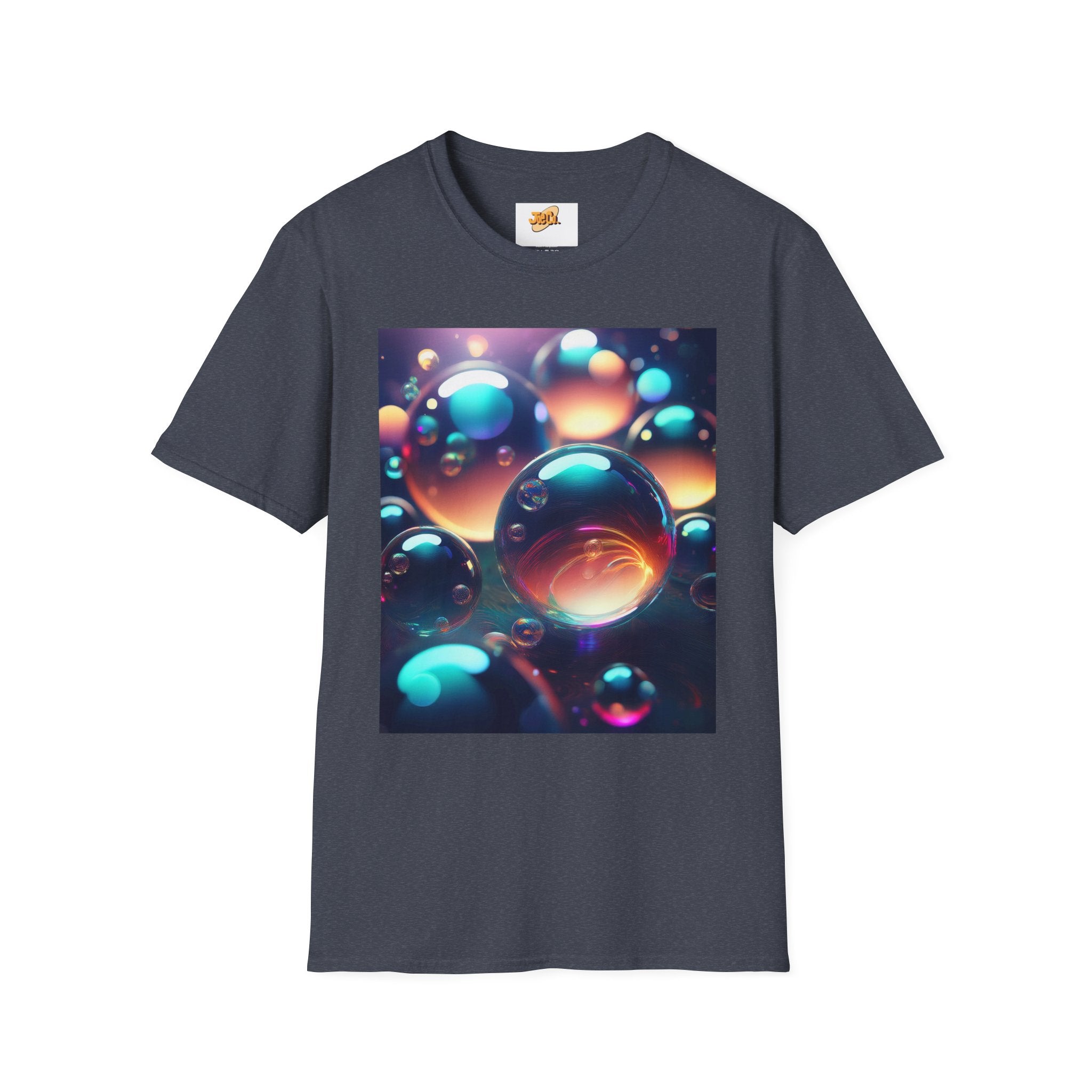 Bubble Galaxy T-Shirt — Colorful 3D Bubble Art Tee