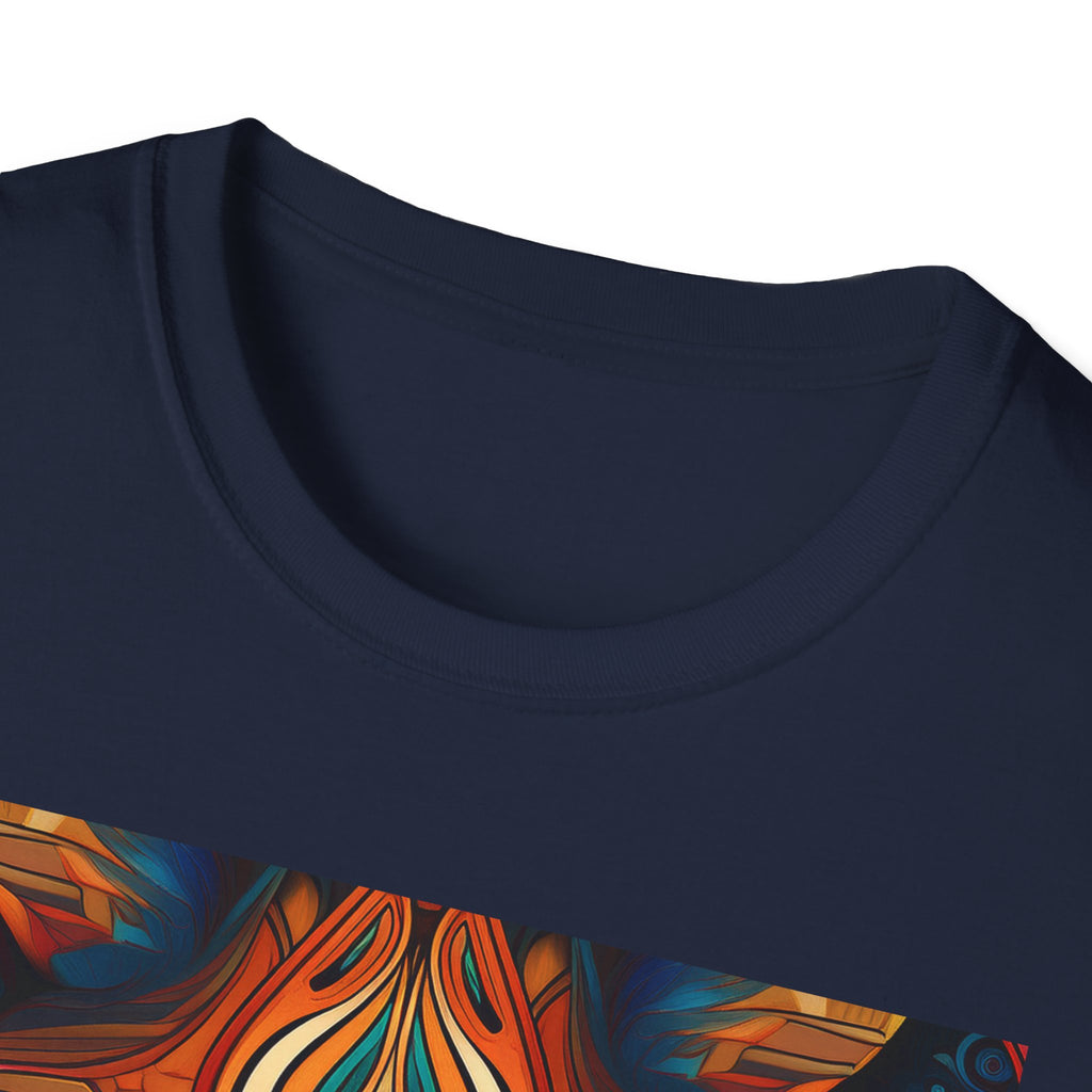 Lion Mandala T-Shirt — Colorful Psychedelic Lion Graphic Tee