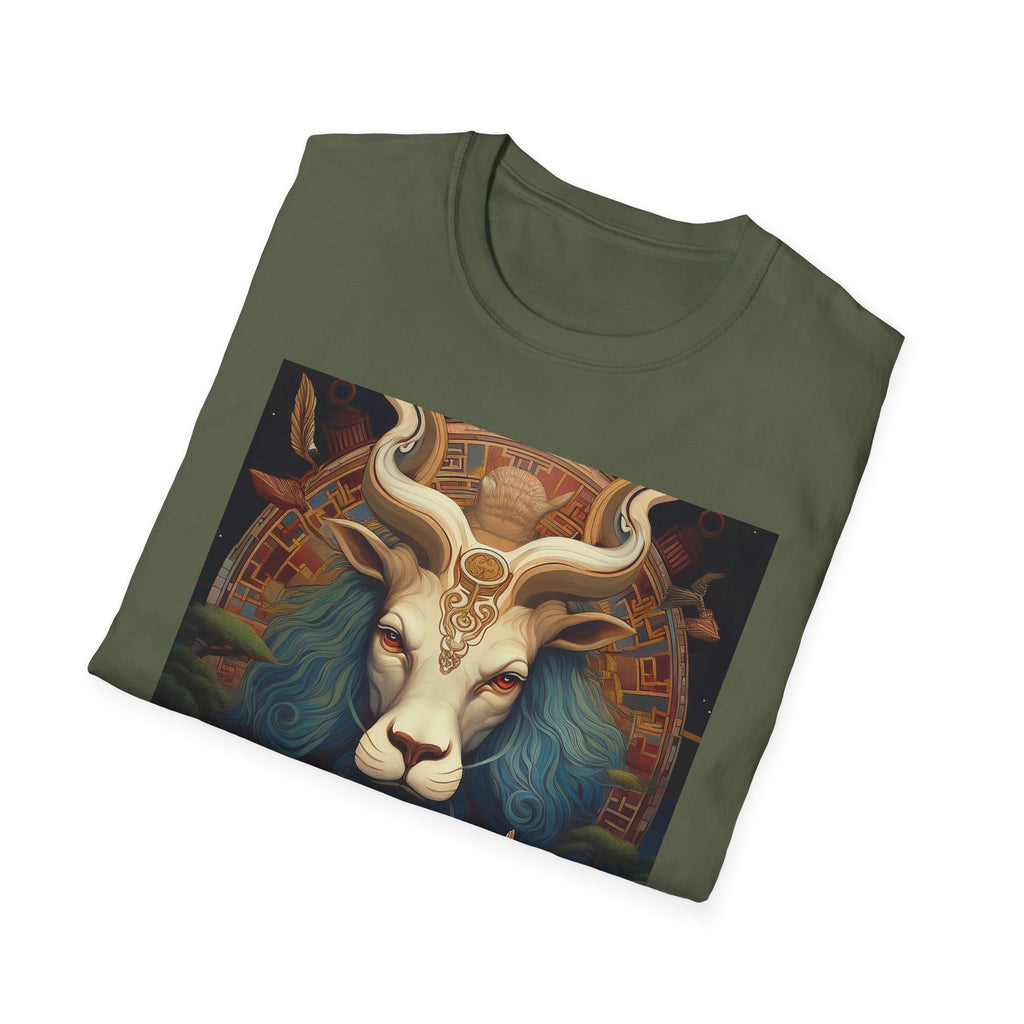 Mythic Beast T-Shirt — Vintage Lion, Ram & Fox Art Tee
