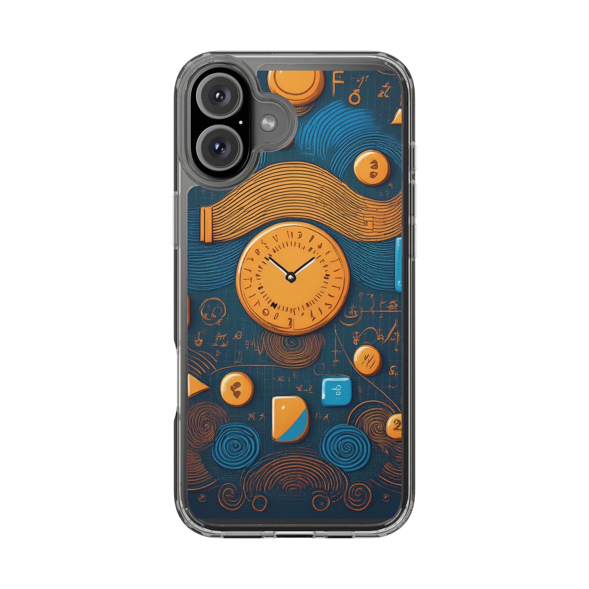 Clear Case — Abstract Clockwork Design Phone Case