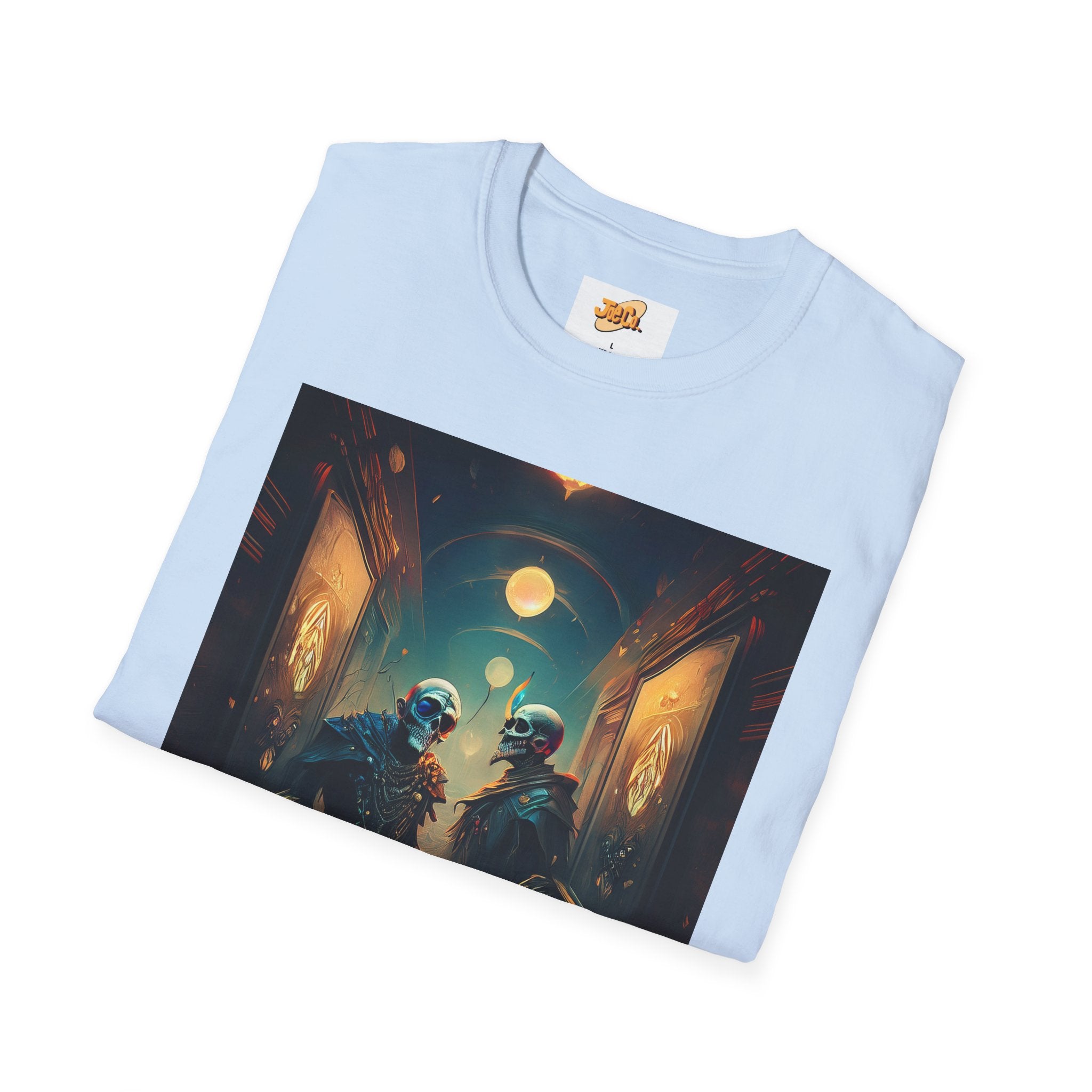 Cyberpunk Alley T-Shirt — Neon Futuristic Street Scene