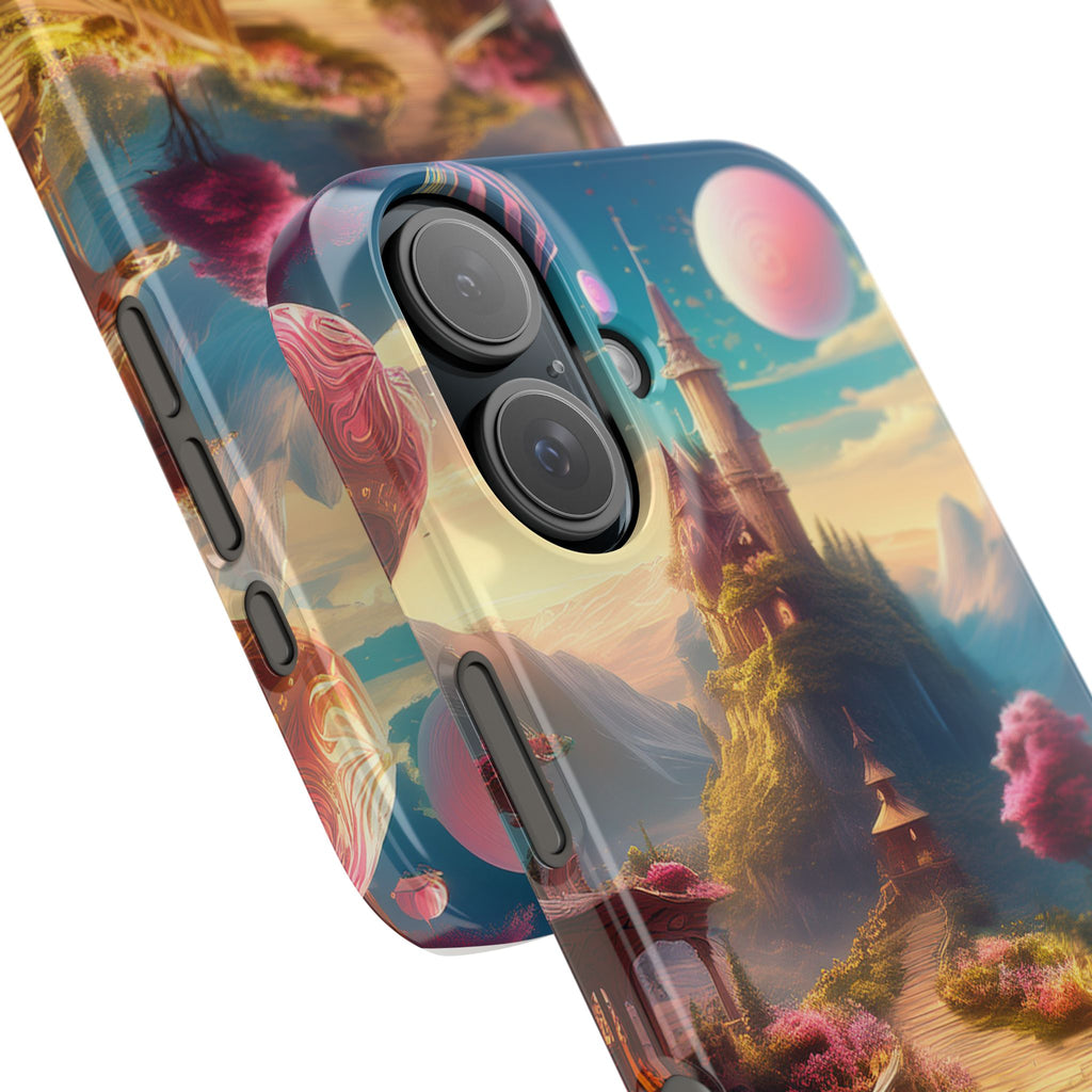 Slim Phone Case — Fantasy Castle Path Scenic iPhone Case