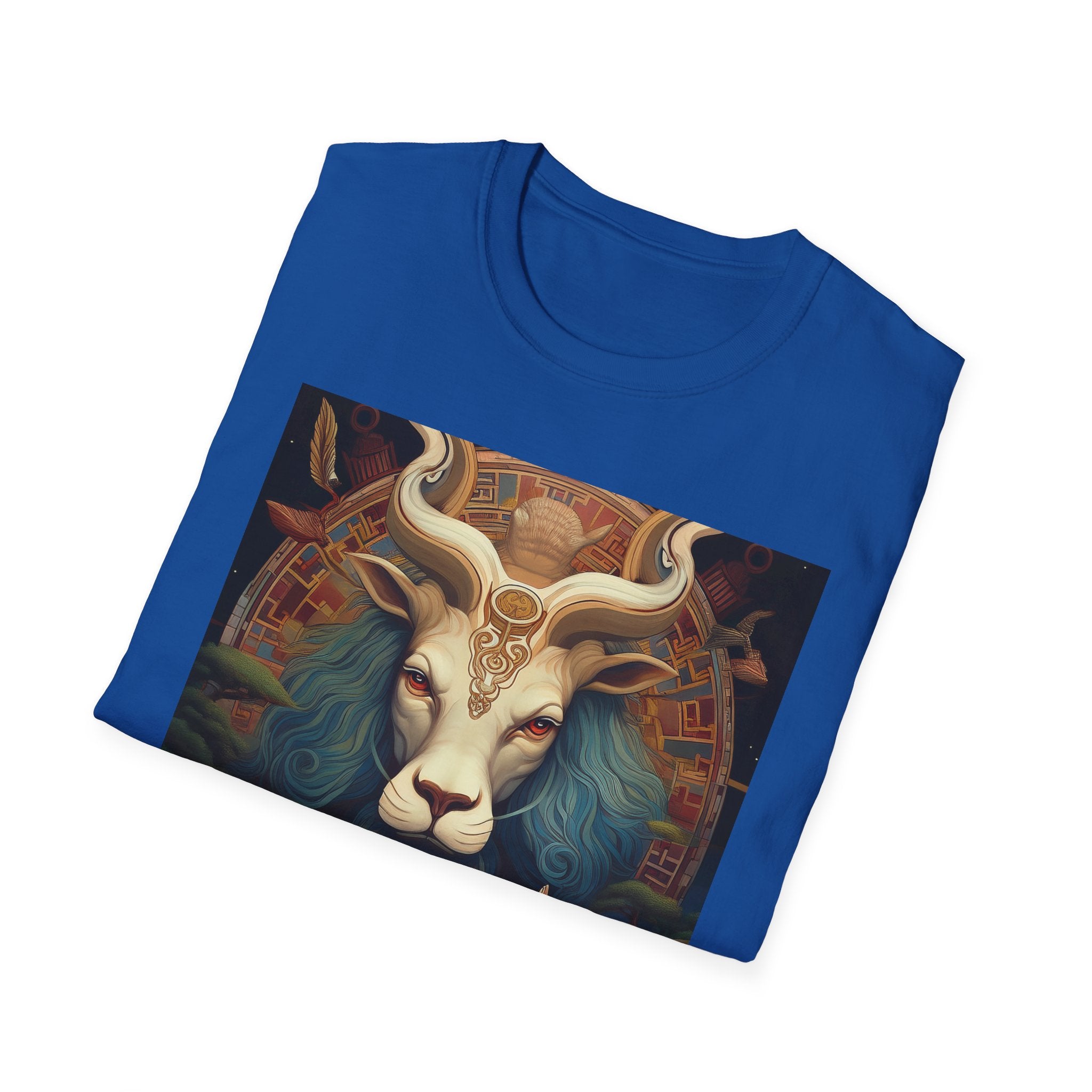 Mythic Beast T-Shirt — Vintage Lion, Ram & Fox Art Tee