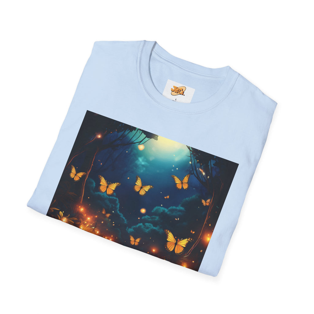 Butterfly Night T-Shirt — Enchanted Forest Glow Tee