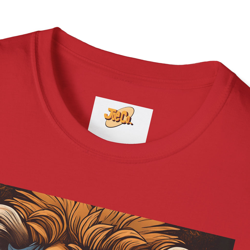 Majestic Lion Graphic T-Shirt — Bold Vintage Mane Artwork
