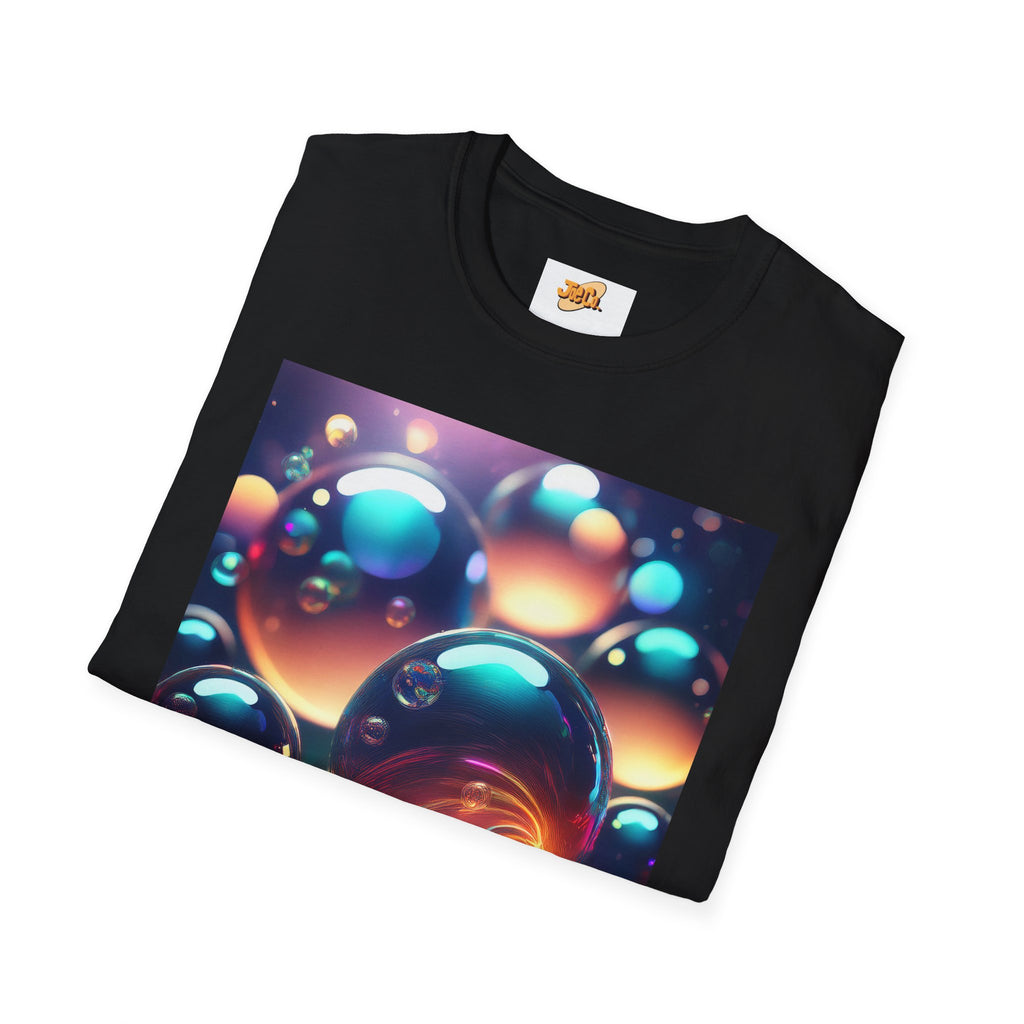 Bubble Galaxy T-Shirt — Colorful 3D Bubble Art Tee