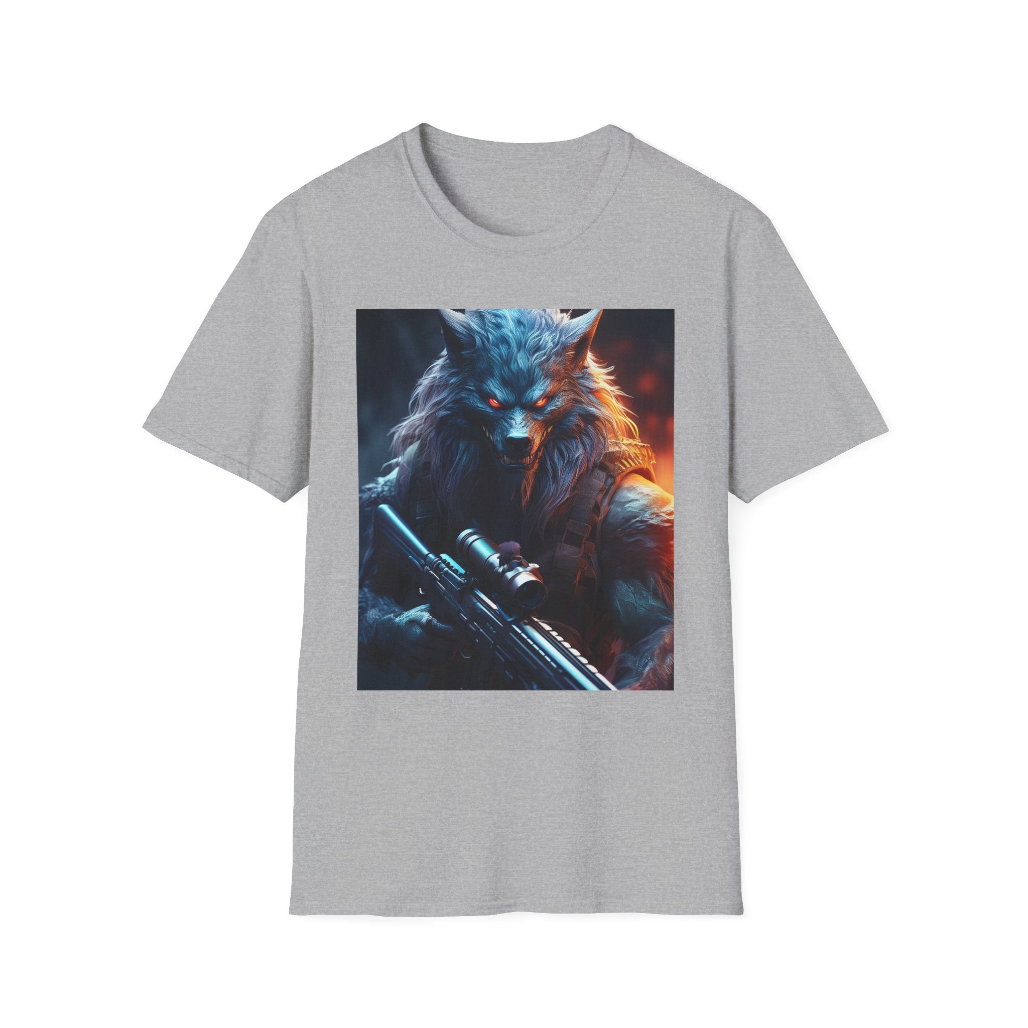 Wolf Sniper T-Shirt — Tactical Werewolf Gaming Tee