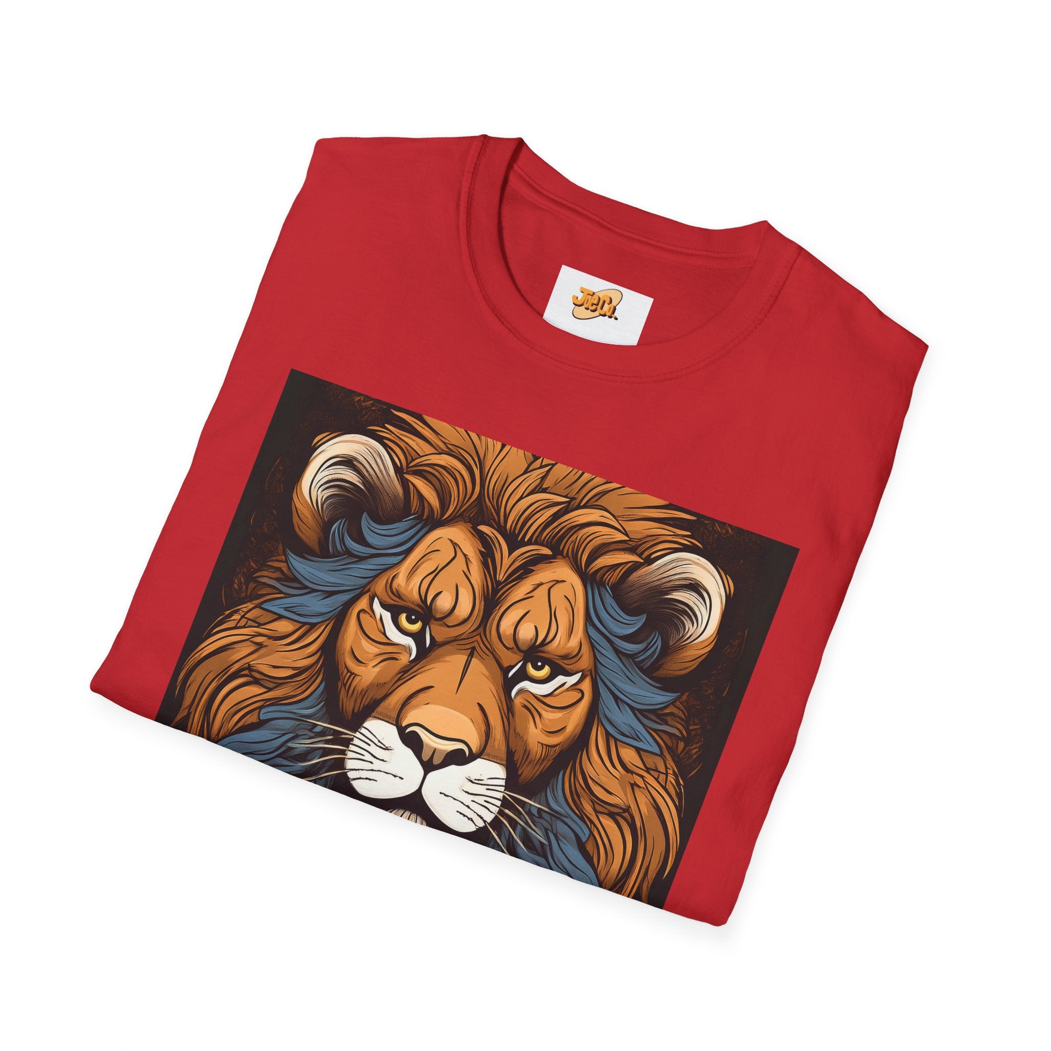 Majestic Lion Graphic T-Shirt — Bold Vintage Mane Artwork