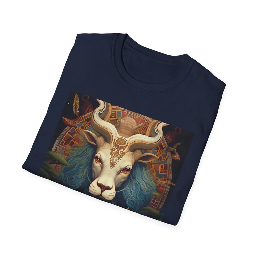 Mythic Beast T-Shirt — Vintage Lion, Ram & Fox Art Tee