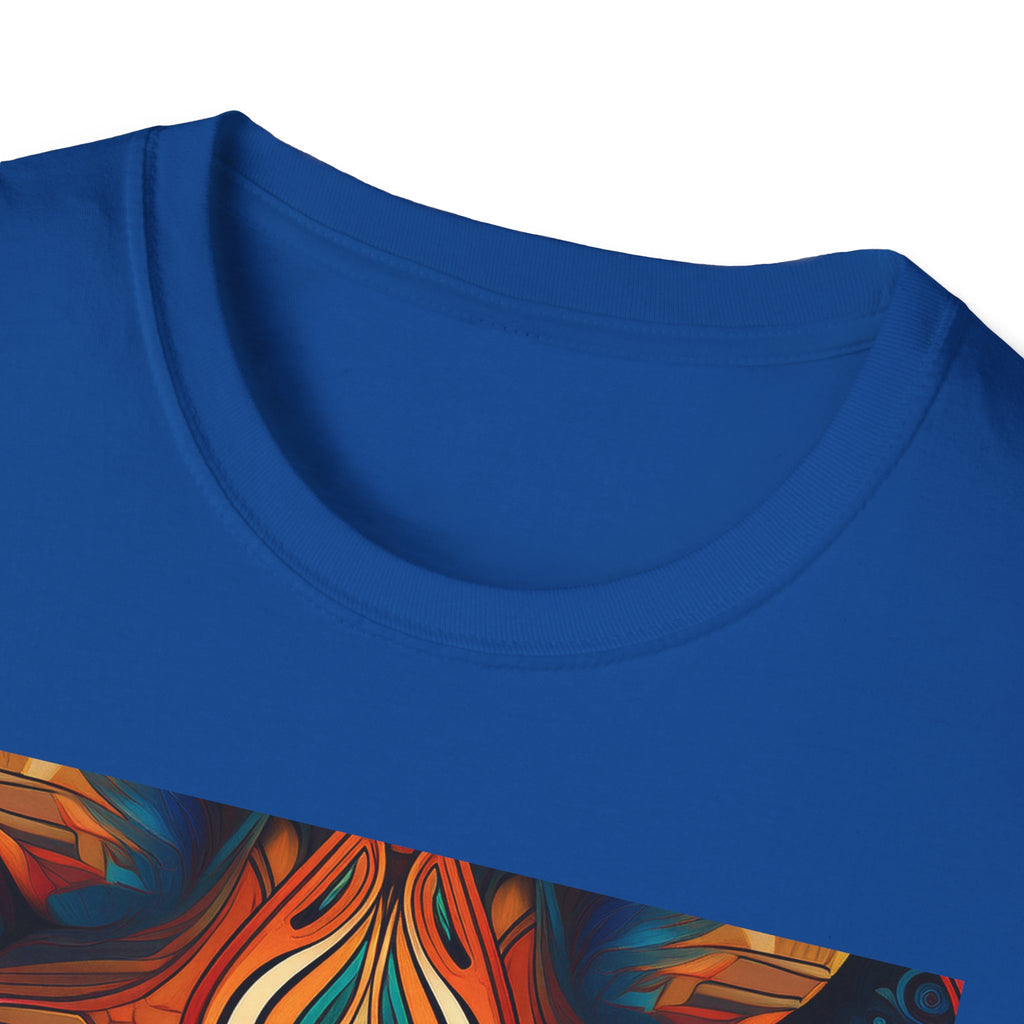 Lion Mandala T-Shirt — Colorful Psychedelic Lion Graphic Tee