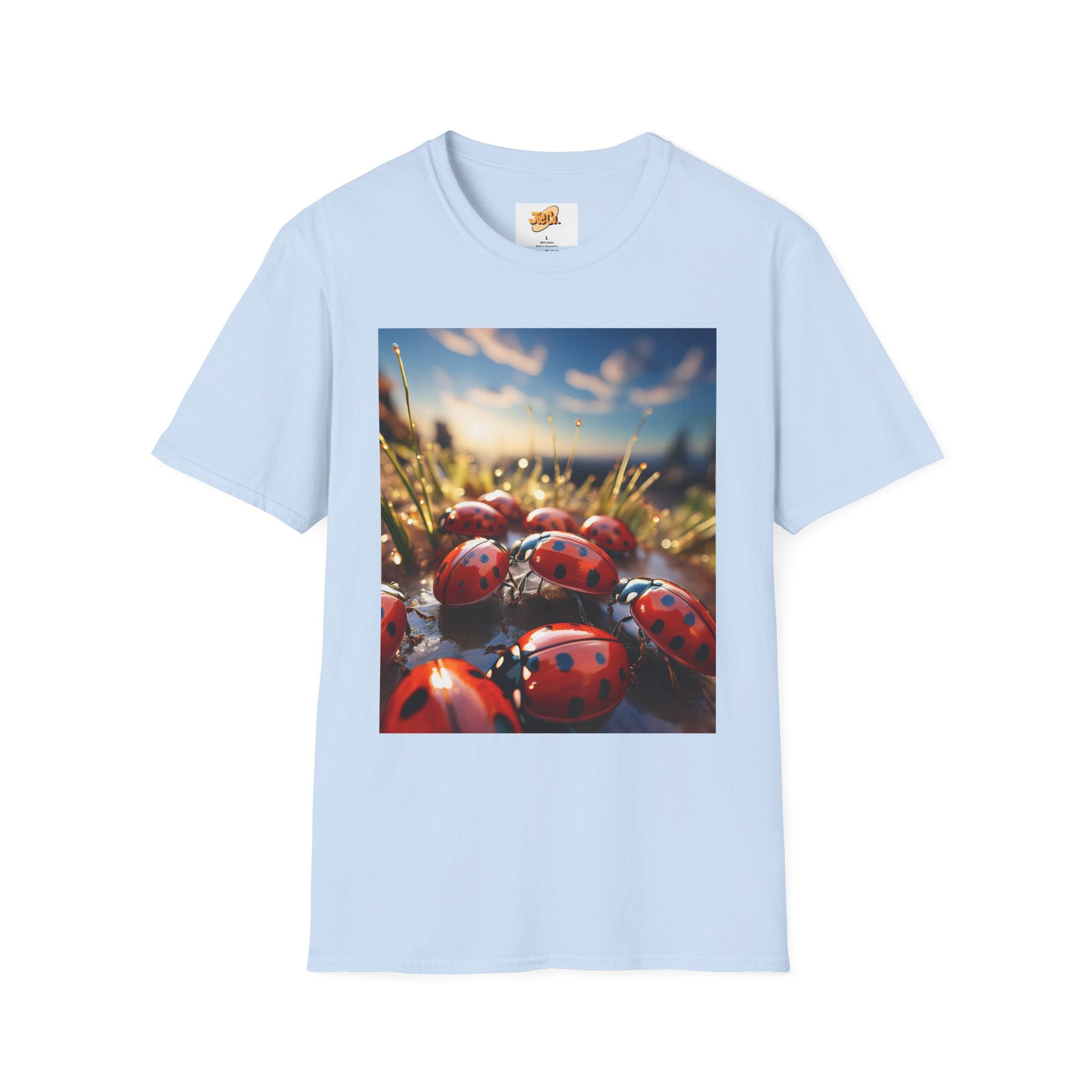 Ladybug Photo T-Shirt — Charming Nature Graphic Tee