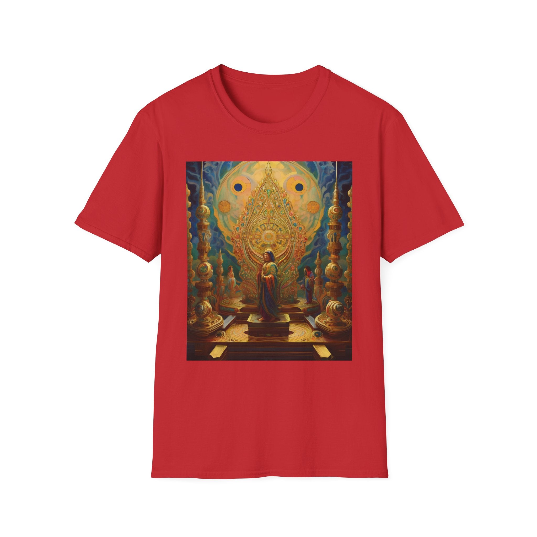 Buddha Sanctuary Art T-Shirt — Meditative Temple Graphic Tee