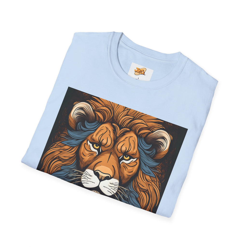 Majestic Lion Graphic T-Shirt — Bold Vintage Mane Artwork