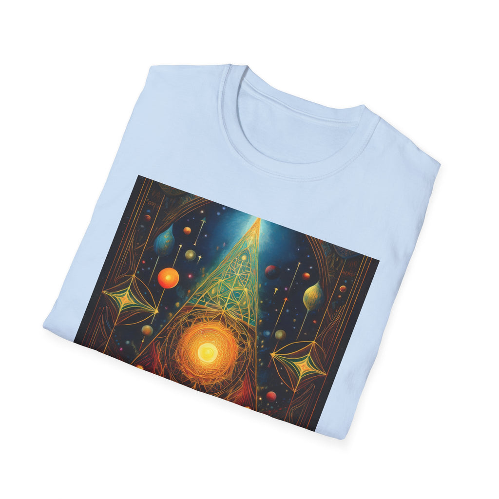 Mystic Sun Pyramid Graphic T-Shirt