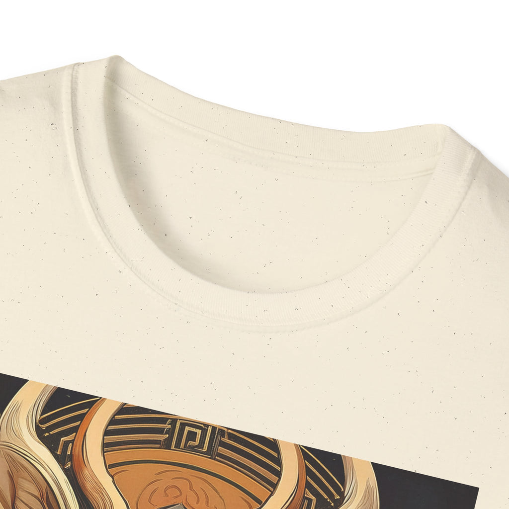 Mythic Ram Graphic T-Shirt — Ornate Zodiac/Leo-Inspired Art