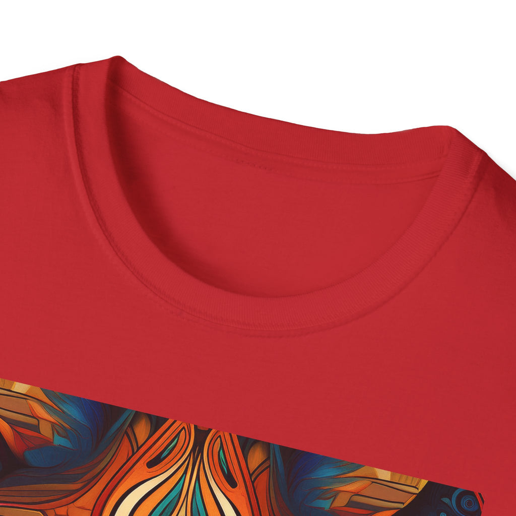 Lion Mandala T-Shirt — Colorful Psychedelic Lion Graphic Tee