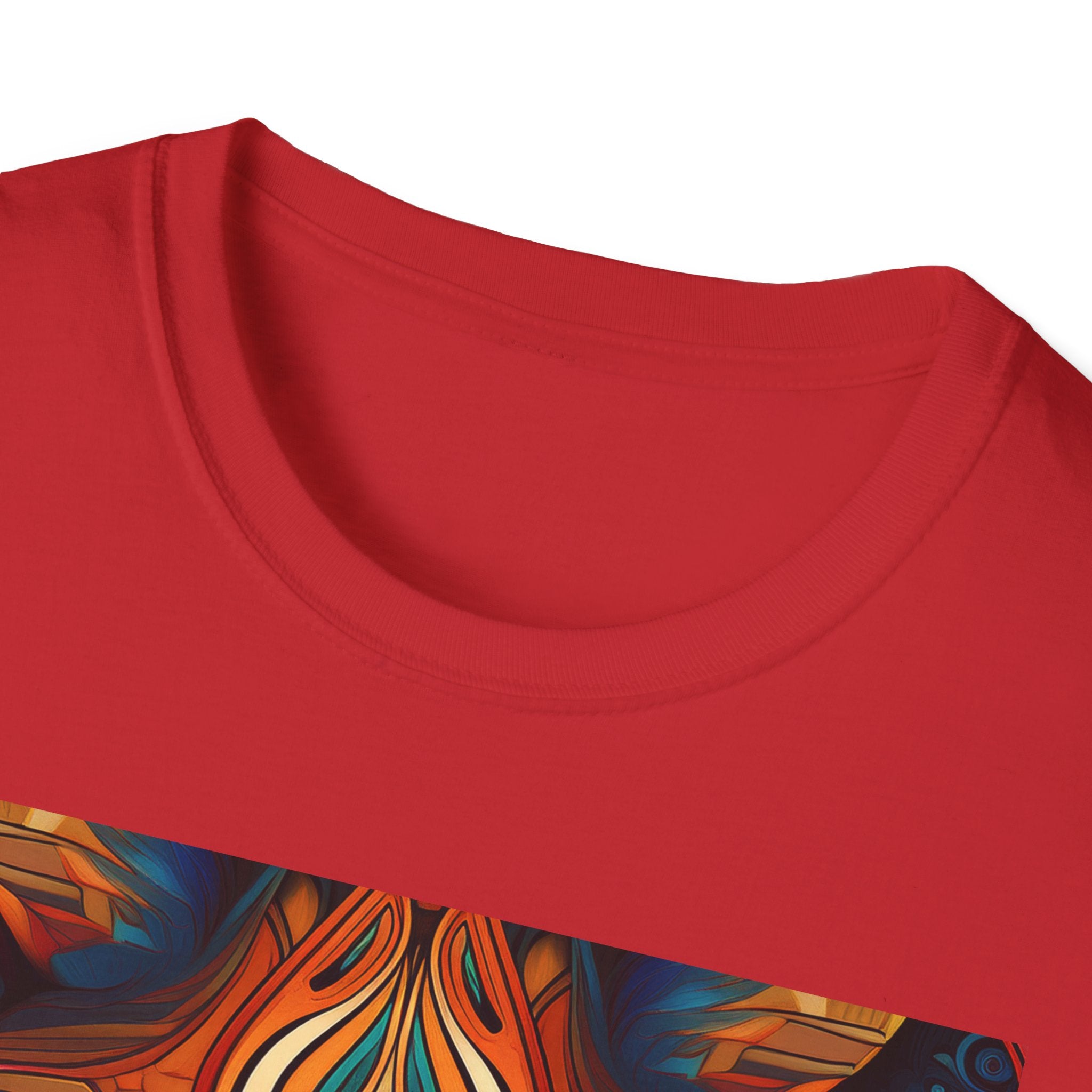 Lion Mandala T-Shirt — Colorful Psychedelic Lion Graphic Tee
